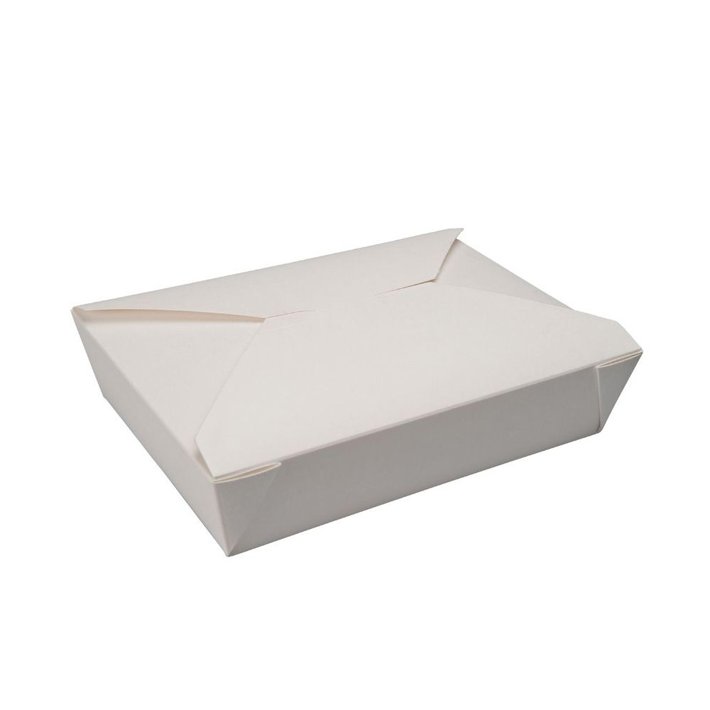 Take-away-Karton-Boxen 1100 ml, weiß, PE-beschichtet