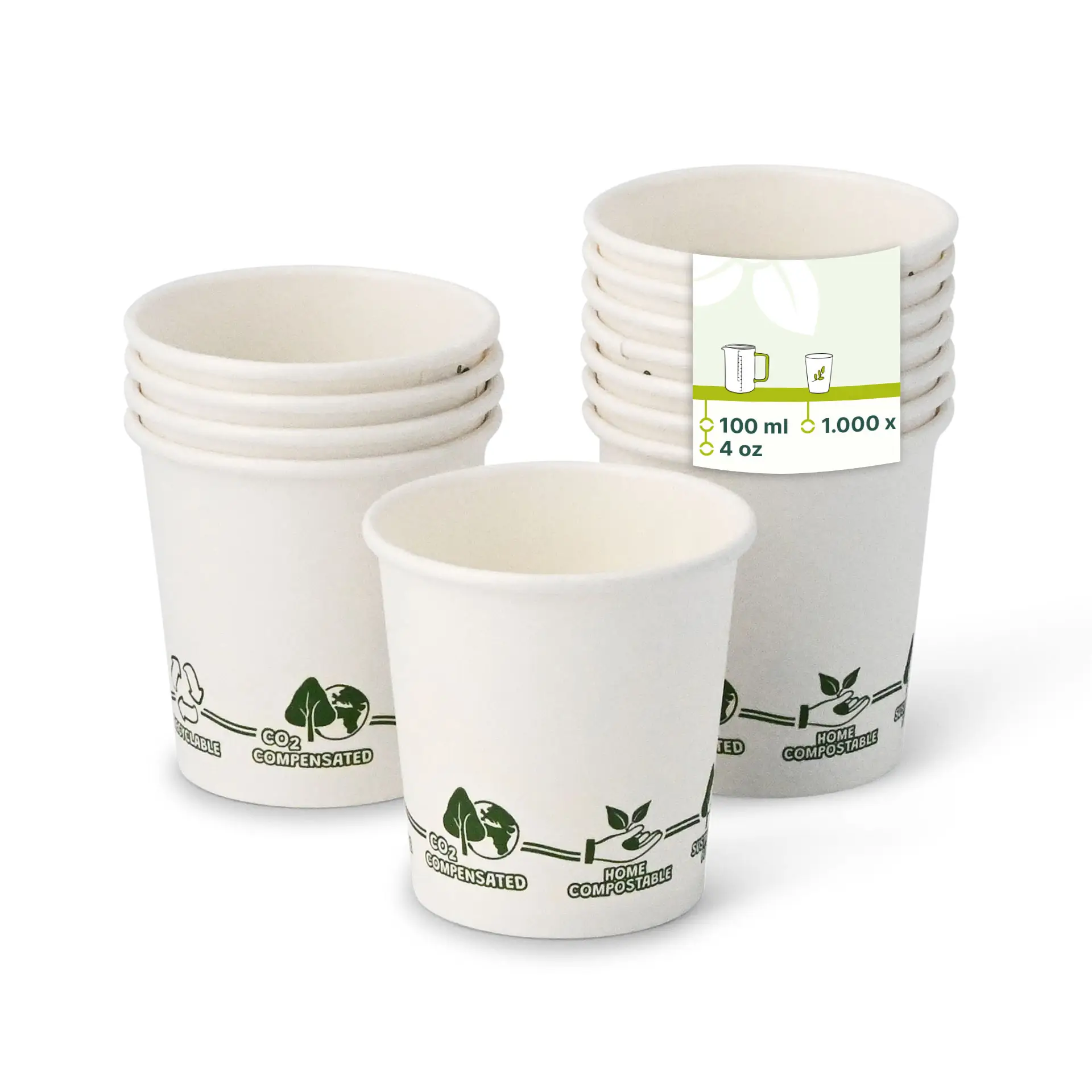 Papieren beker "EcoUp ©", 100 ml / 4 oz, Ø 62 mm dhd04522-pappbecher-100-ml-4-oz-62-mm-ecoup-icons