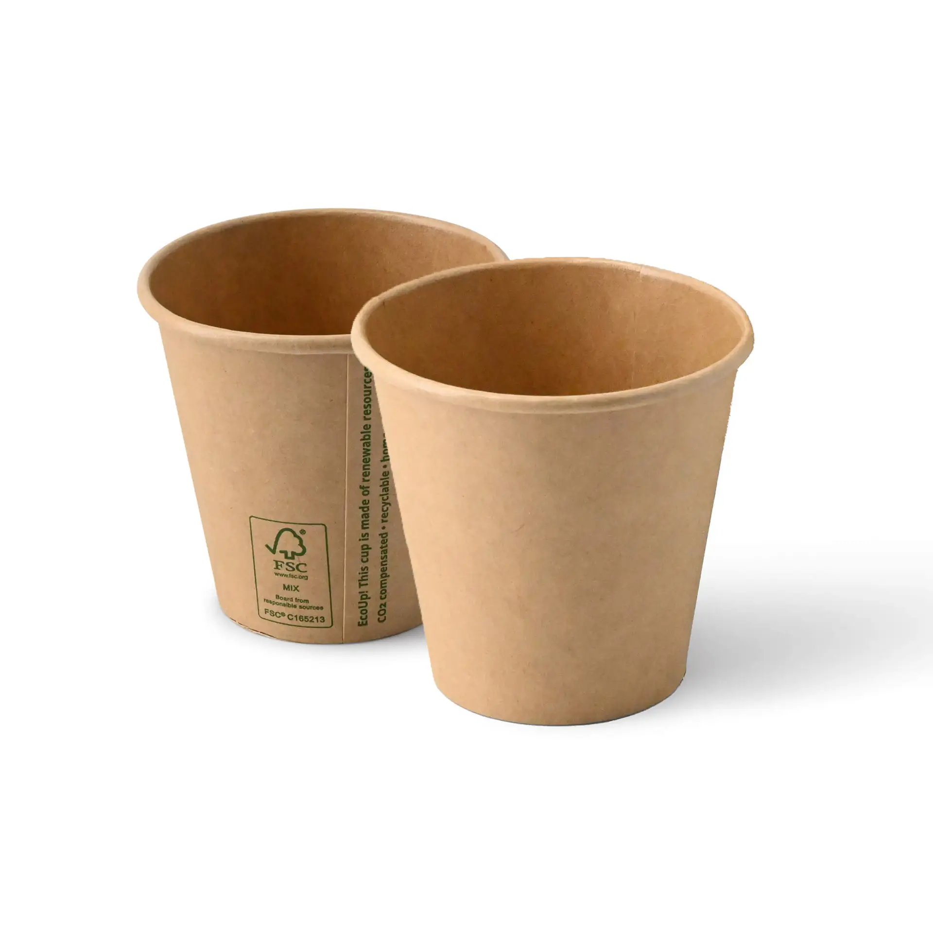 Kartonnen beker 150 ml / 6 oz, Ø 80 mm, kraft