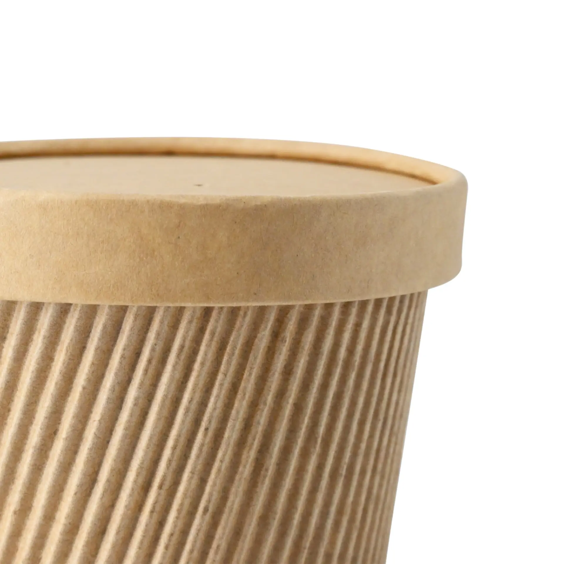 Kartonnen deksel met membraan (gecoat) Ø 90 mm, bruin (voor soepbekers) con30012-01-0-pappdeckel-mit-membran-beschichtet-115-mm-braun-fuer-suppenbecher-4