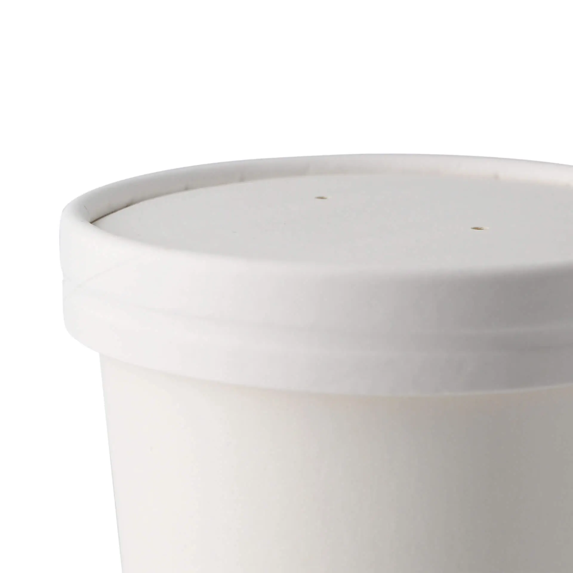 Kartonnen membraandeksels (bio-gecoat) Ø 90 mm, wit