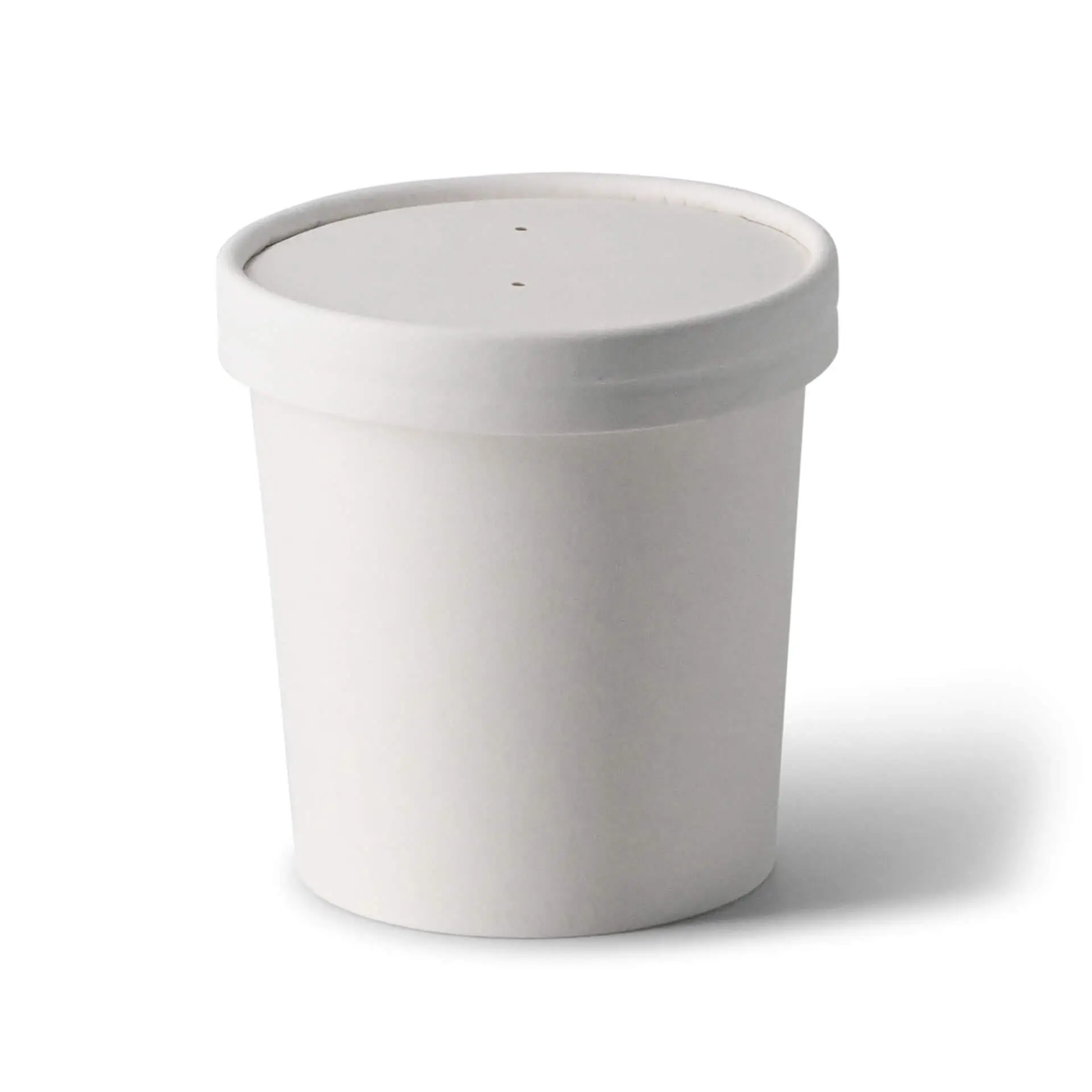 Soepbeker to go van karton (Premium) 300 ml / 12 oz, Ø 90 mm, wit, bio-gecoat