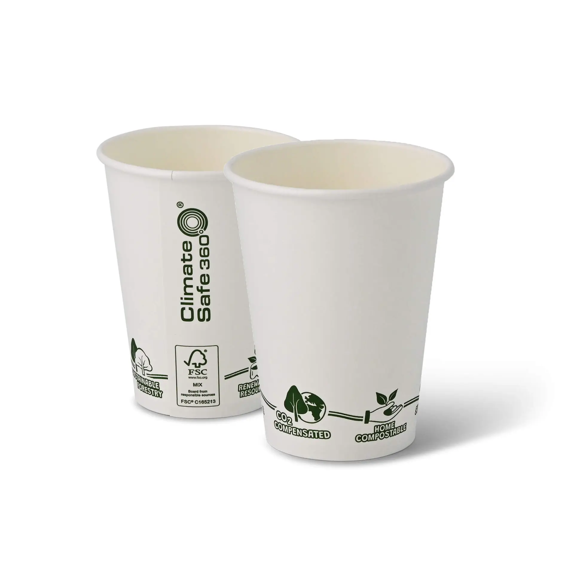 Papieren beker "EcoUp ©", 300 ml / 12 oz, Ø 90  mm