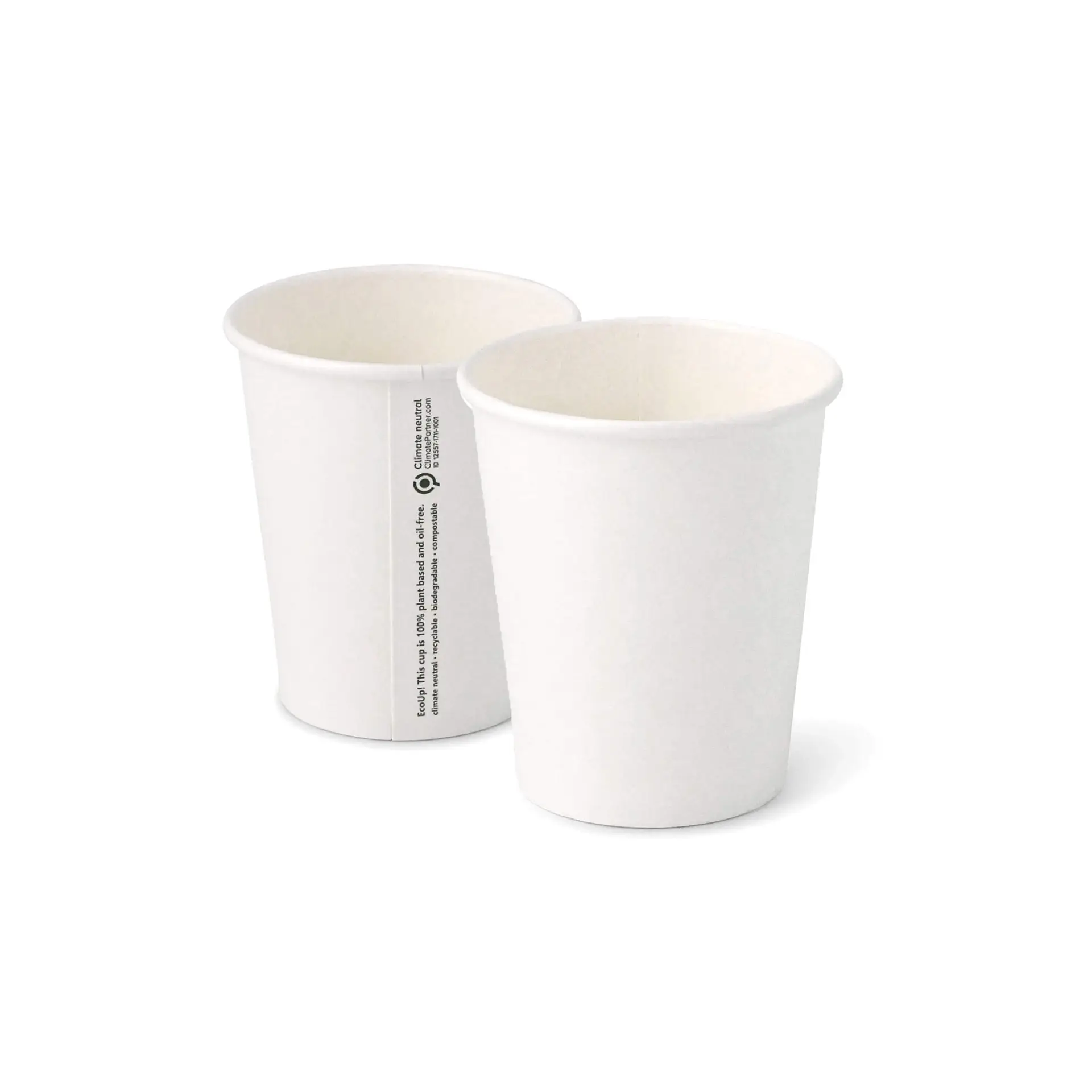 Kartonnen beker 200 ml / 8 oz, Ø 80 mm, wit