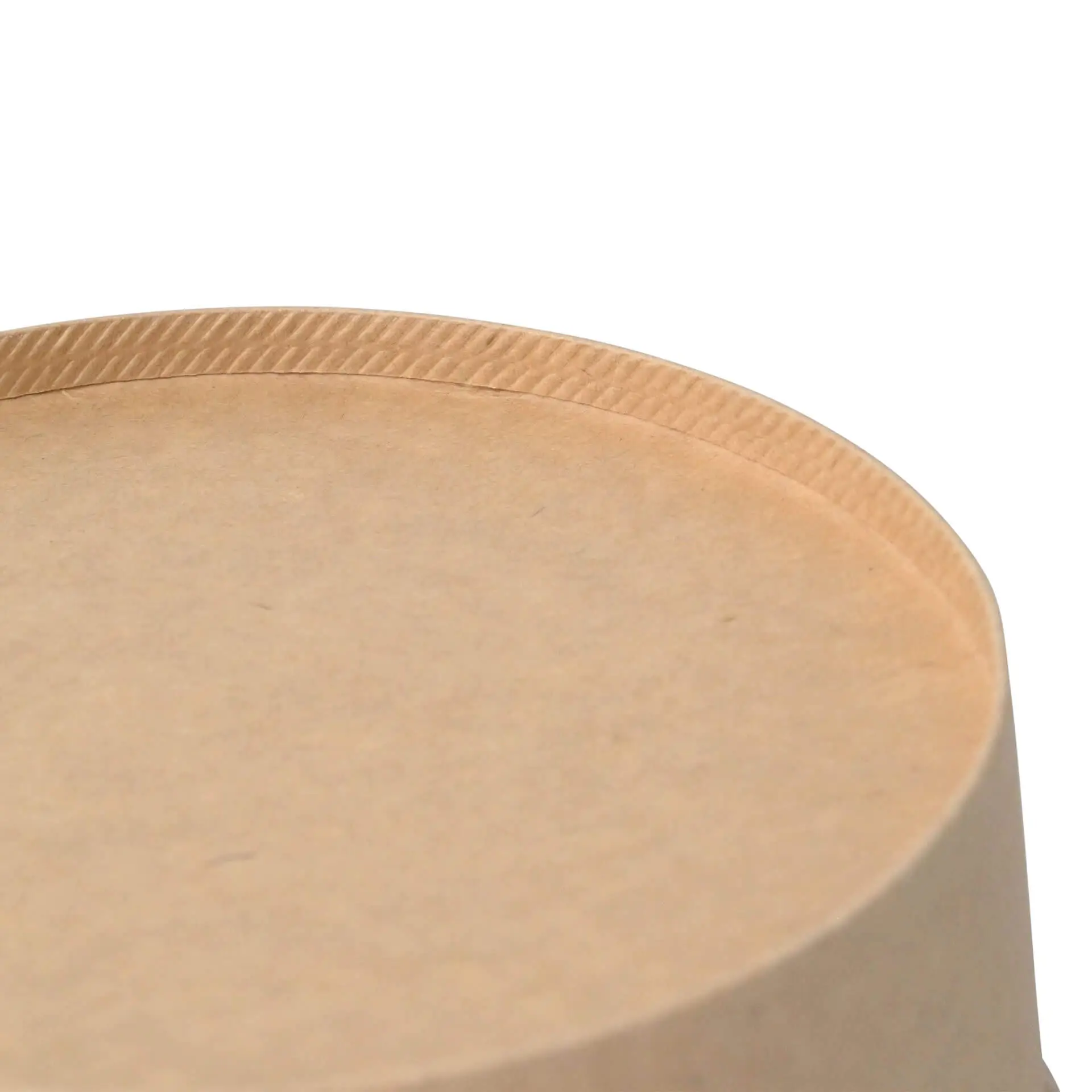 Kartonnen schalen (Premium) 650 ml, Ø 150 mm, bruin, rond, bio-gecoat