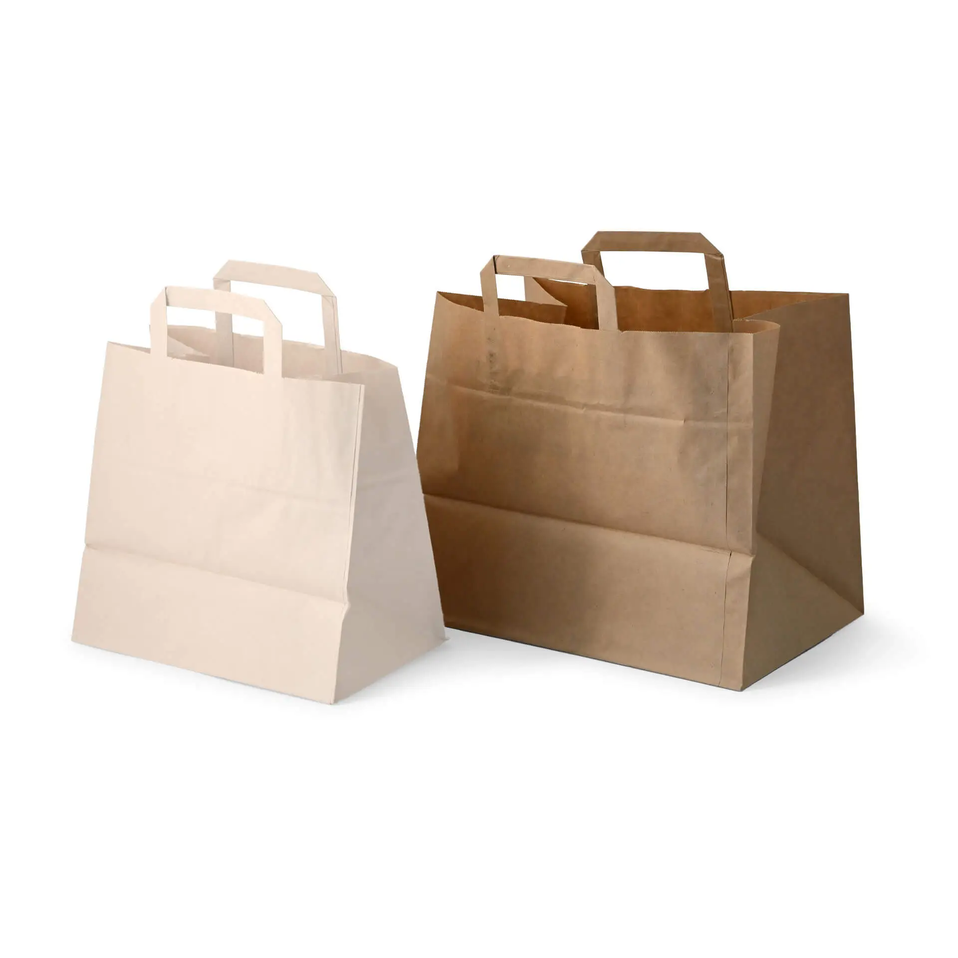 Draagtassen van gerecycled papier (32 × 21 × 27 cm) dse02307-tragetaschen-aus-recyclingpapier-xxl-32-x-21-x-27-cm-braun-breiter-boden-9