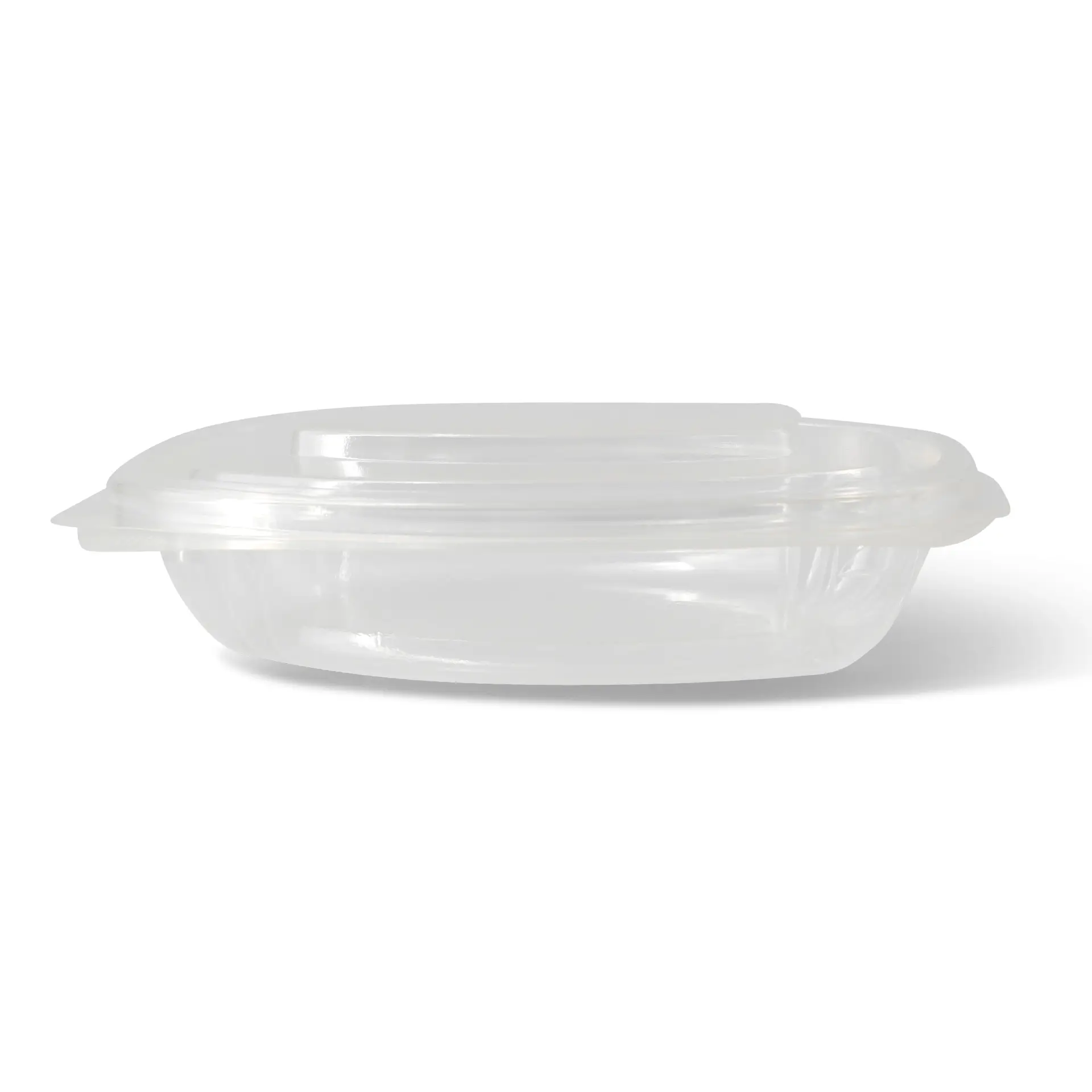 PLA deli kommen 250 ml, klapdeksel, rechthoekig