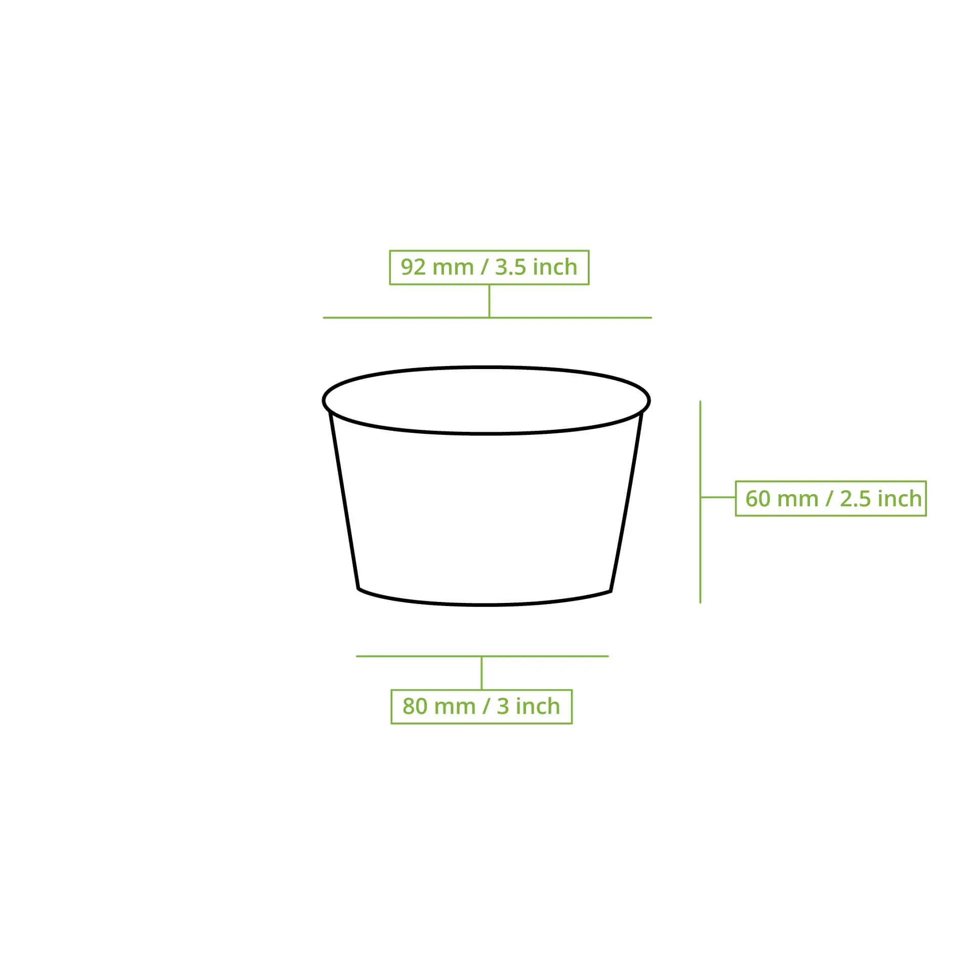 IJsbeker van karton M, 200 ml, 8 oz / max. 270 ml, 9,5 oz, Ø 92 mm, wit IJsbeker van karton M, 200 ml, 8 oz / max. 270 ml, 9,5 oz, Ø 92 mm, wit