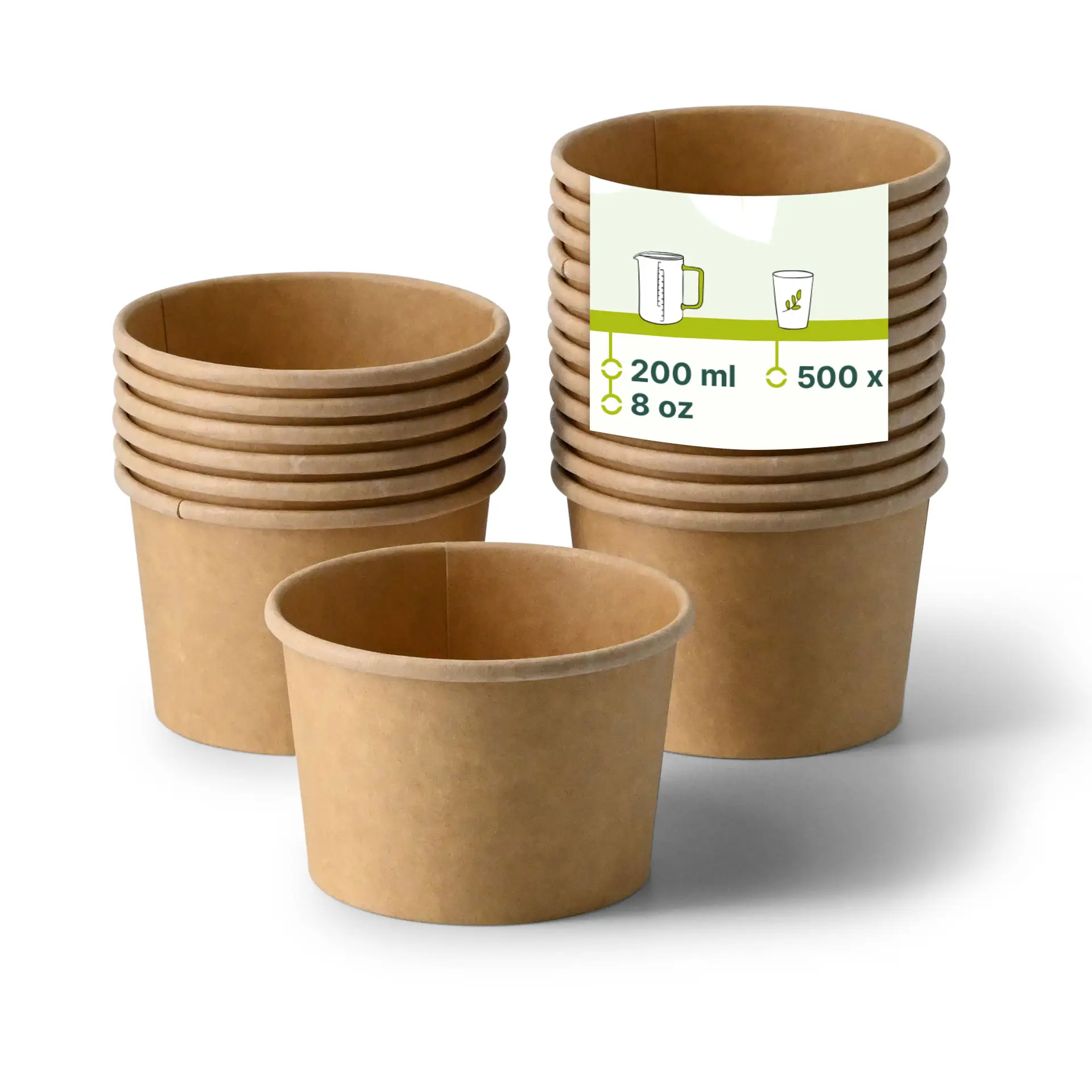 Soup to go beker (gecoated) 200 ml / 8 oz, Ø 90 mm, bruin Soup to go beker (gecoated) 200 ml / 8 oz, Ø 90 mm, bruin