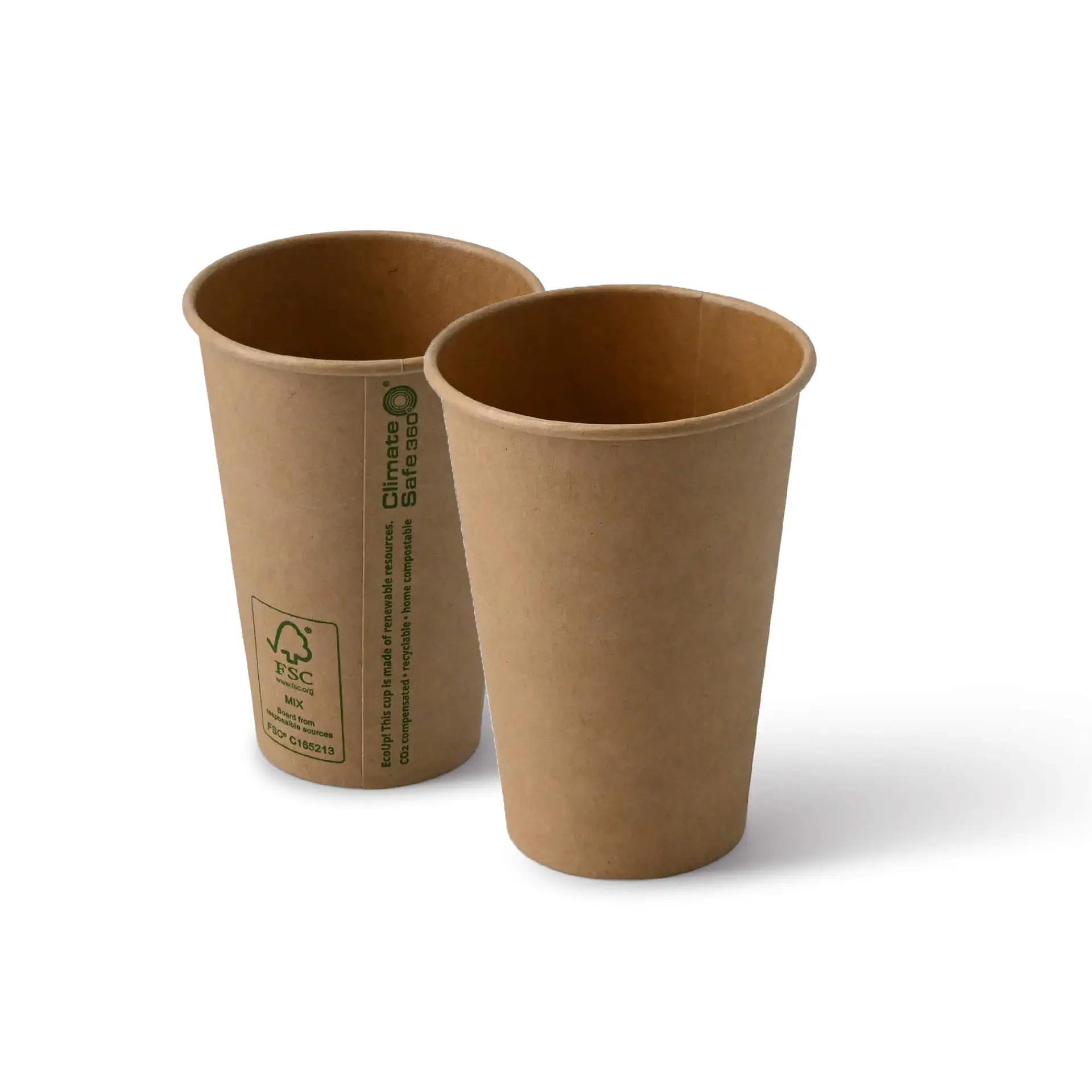 Papieren beker voor automaten 180 ml / 7,5 oz, kraft