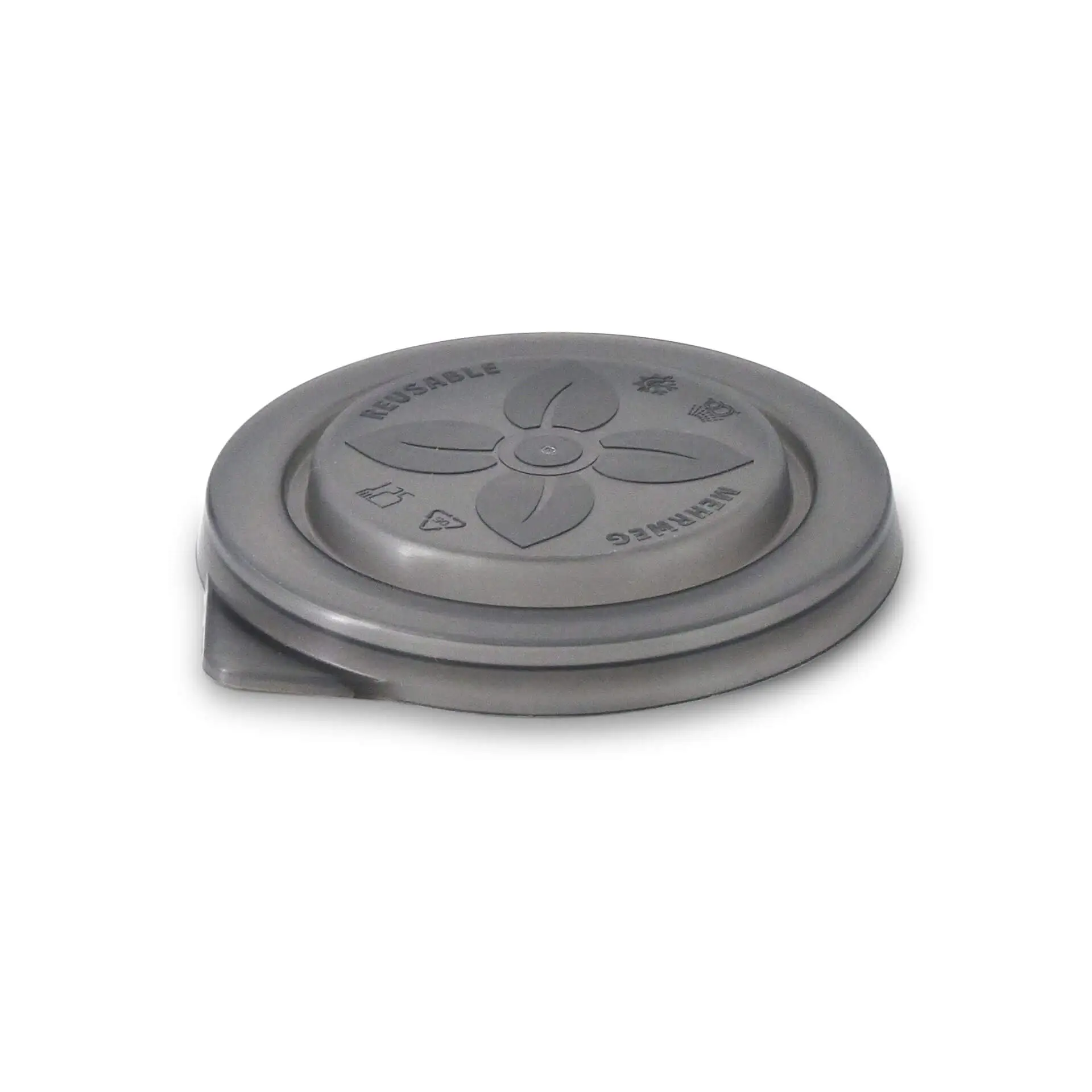 Deksel voor meervoudig gebruik "merways Cup", grijs, Ø 95 mm, PP dfc008111-mehrwegdeckel-merways-cup-95-mm-pp-grau-3