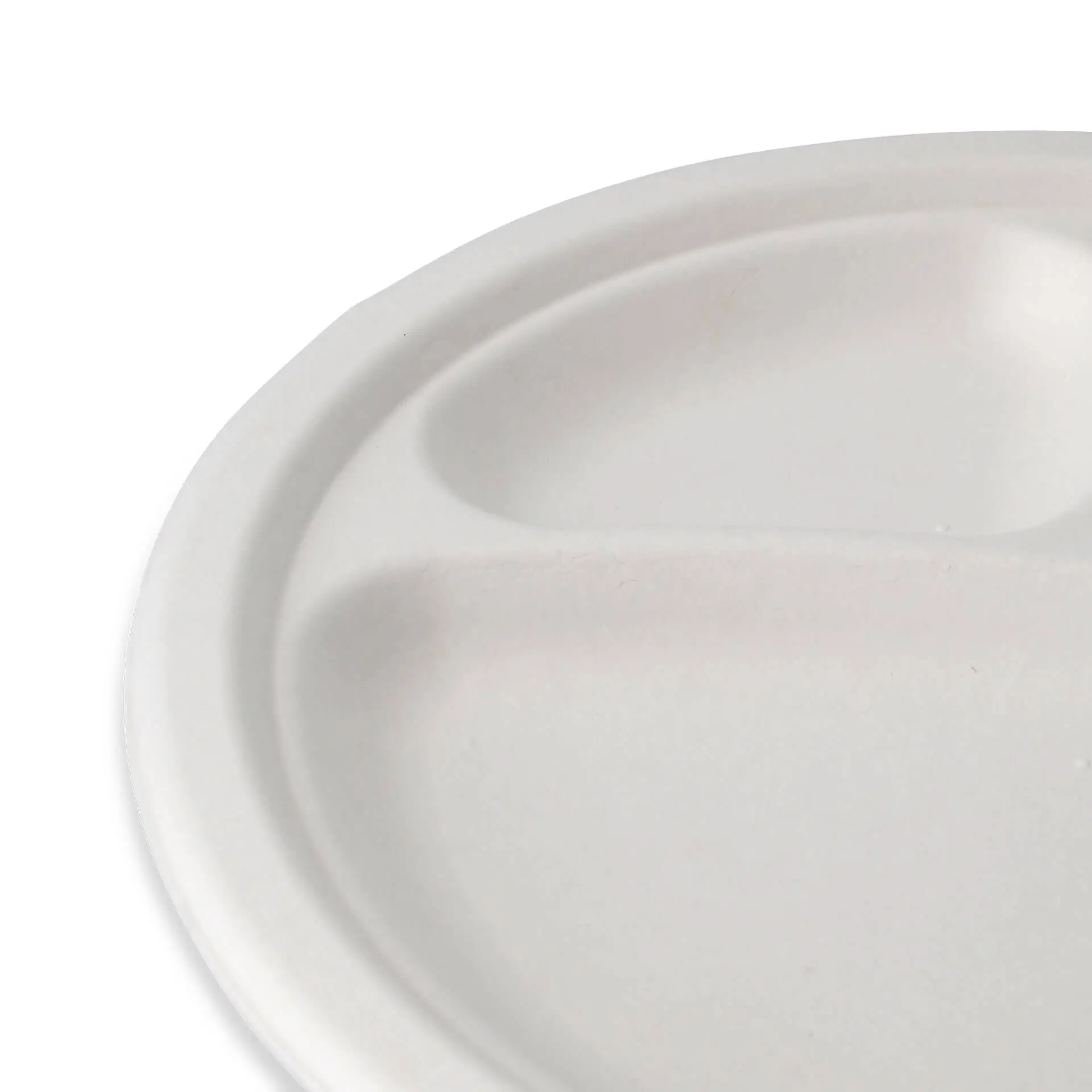 Suikerriet menubord Ø 22 cm, 3 vakken, rond dtw014651-menueteller-aus-zuckerrohr-22-cm-3-kammern-rund-2