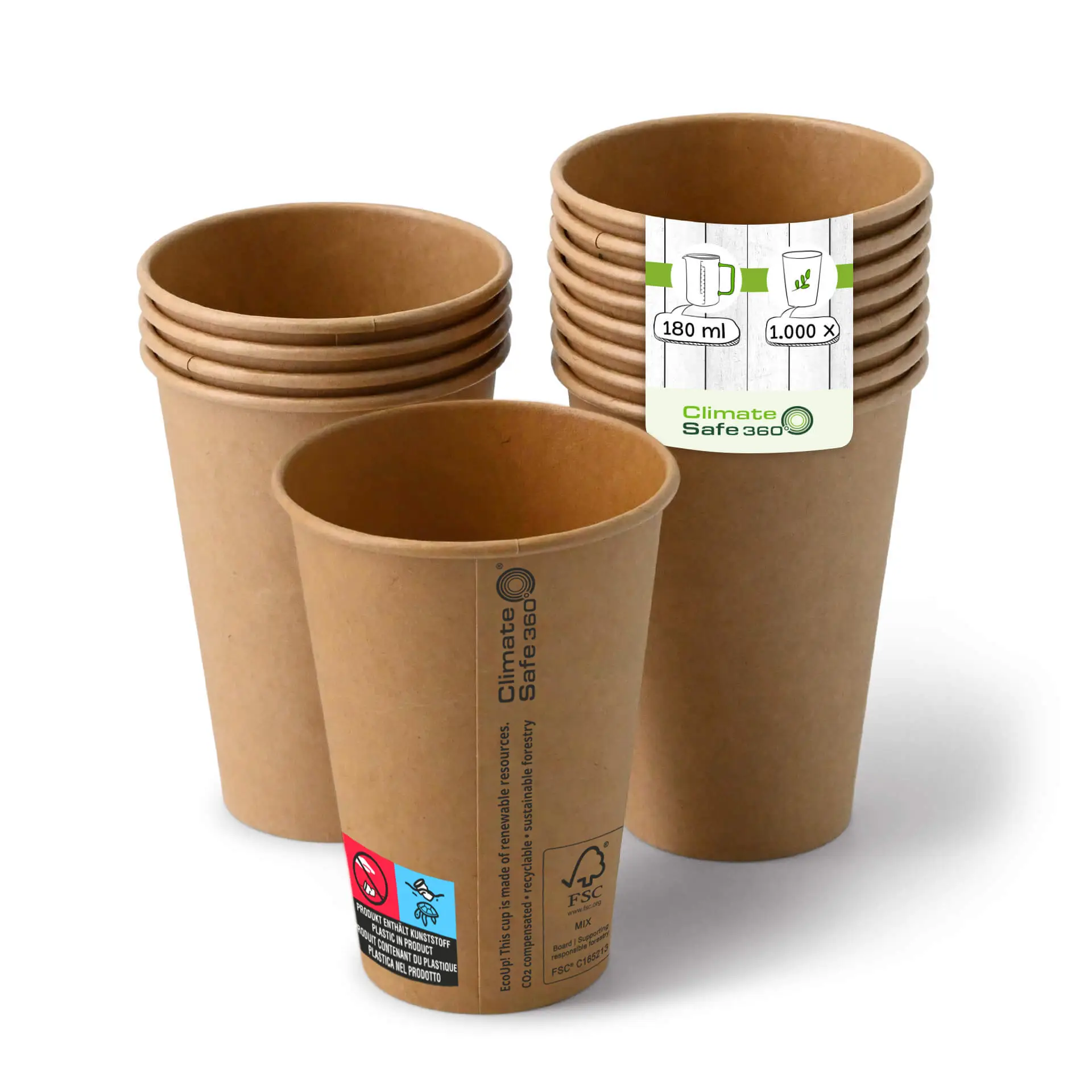 Automatenbekers (gecoat) 180 ml / 7,5 oz, bruin con10028-01-0-automaten-becher-beschichtet-180-ml-75-oz-braun
