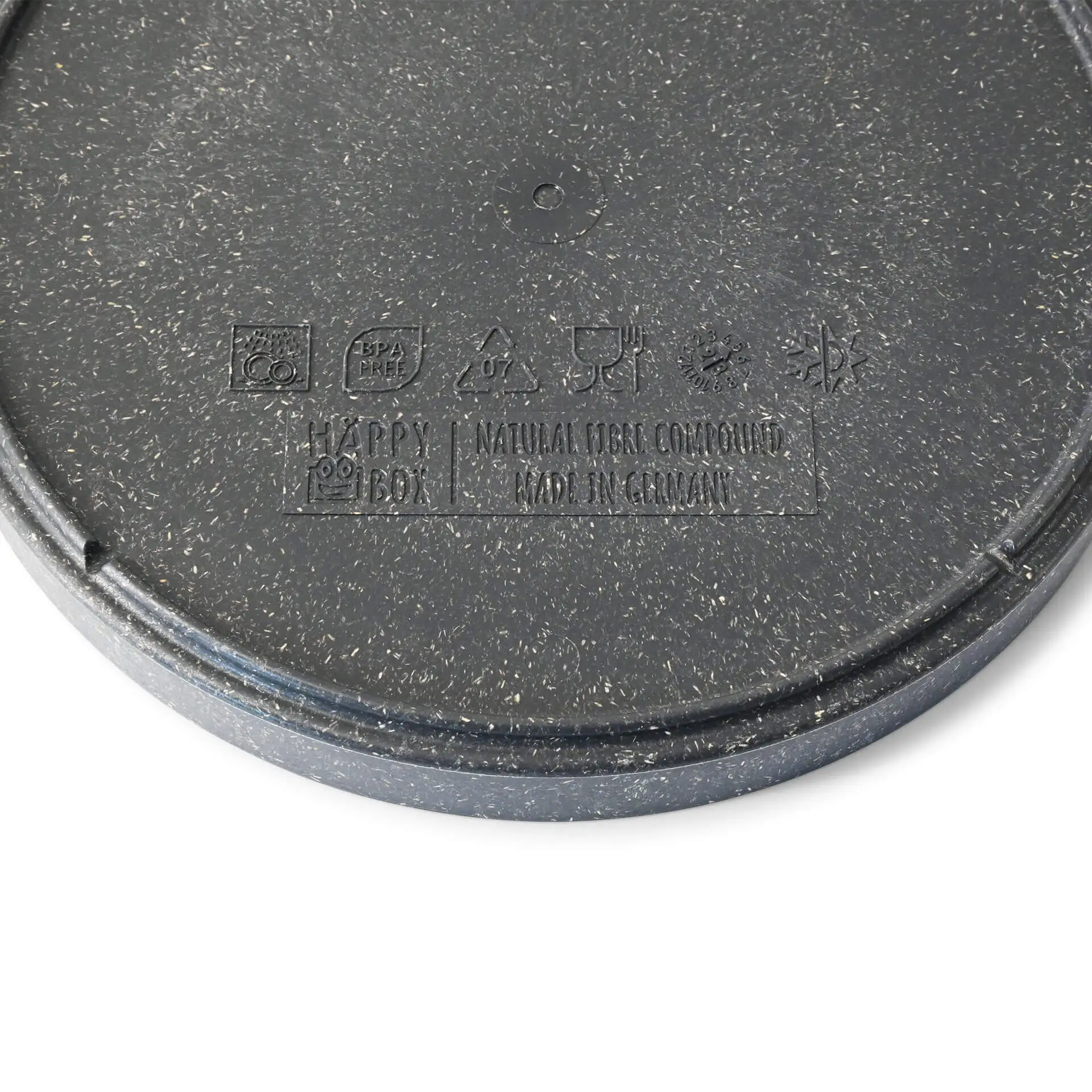Herbruikbaar bord "merways Plate" Ø 20 cm, diep, rond, peper/grijs dtw00864-mehrwegteller-merways-plate-20-cm-rund-pfeffer-grau-2