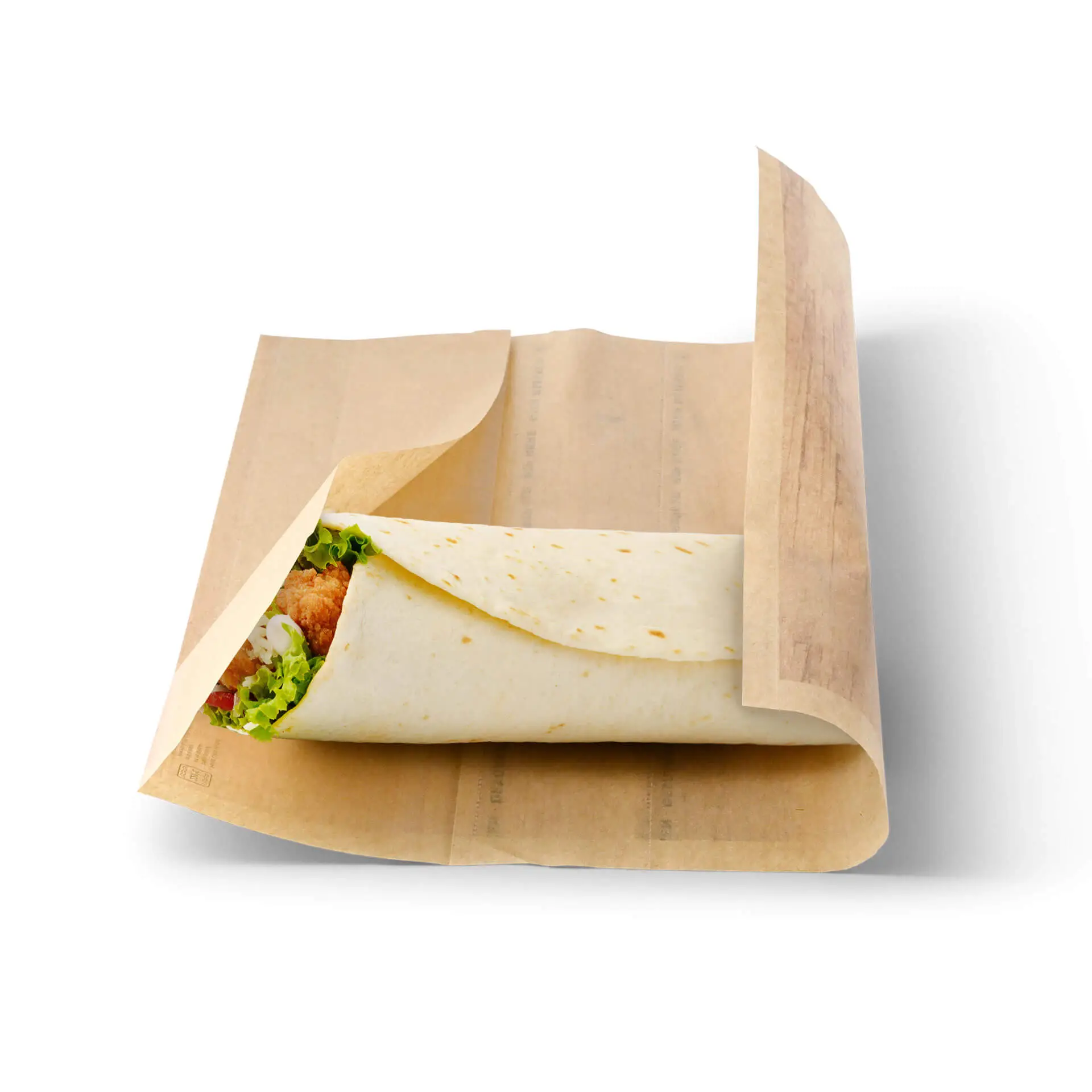 Burrito bag 19,5 x 30 cm, kraft dfc00506-wrap-papier-l-195-x-30-cm-braun-vorgefaltet-5
