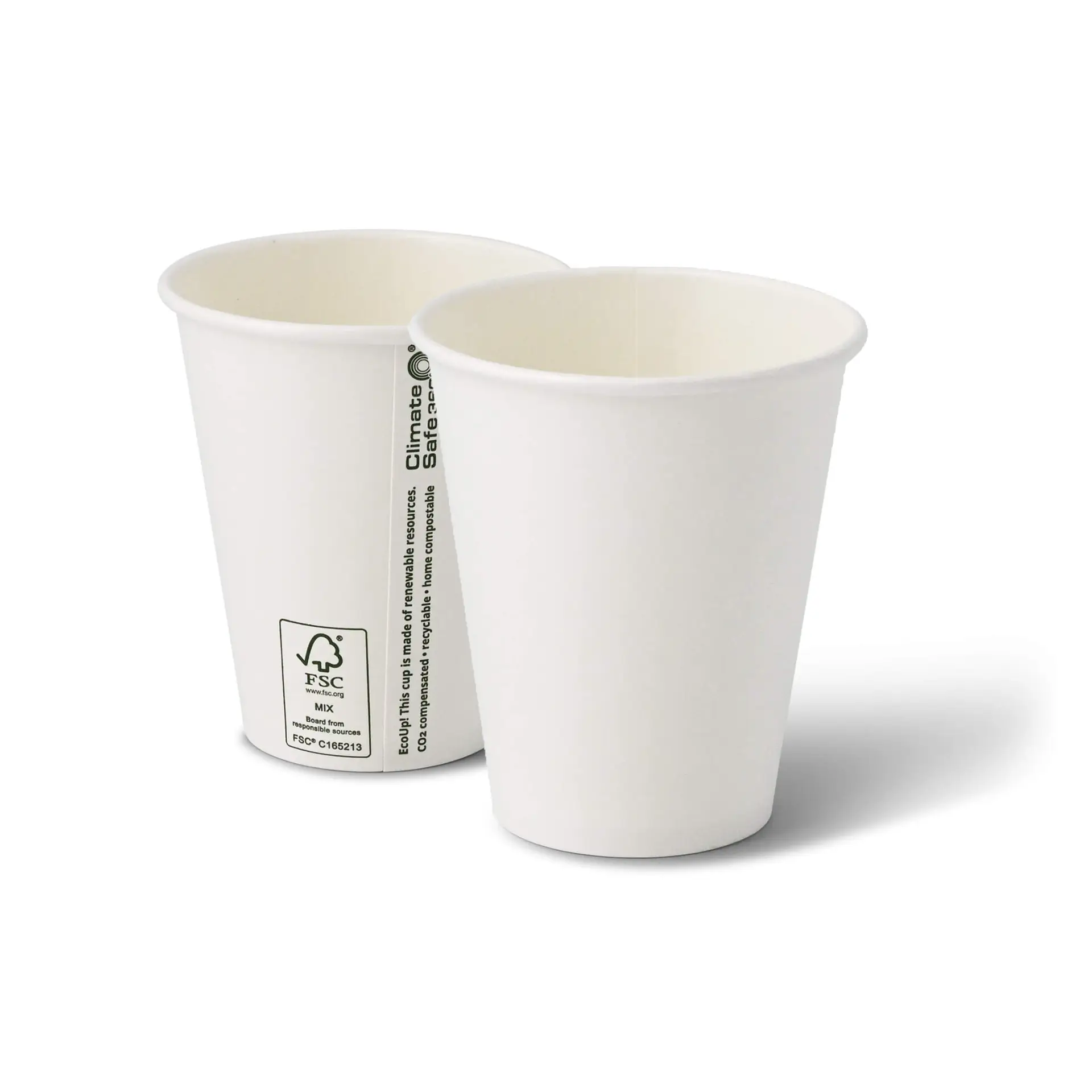 Kartonnen beker 250 ml / 10 oz, Ø 90 mm, wit