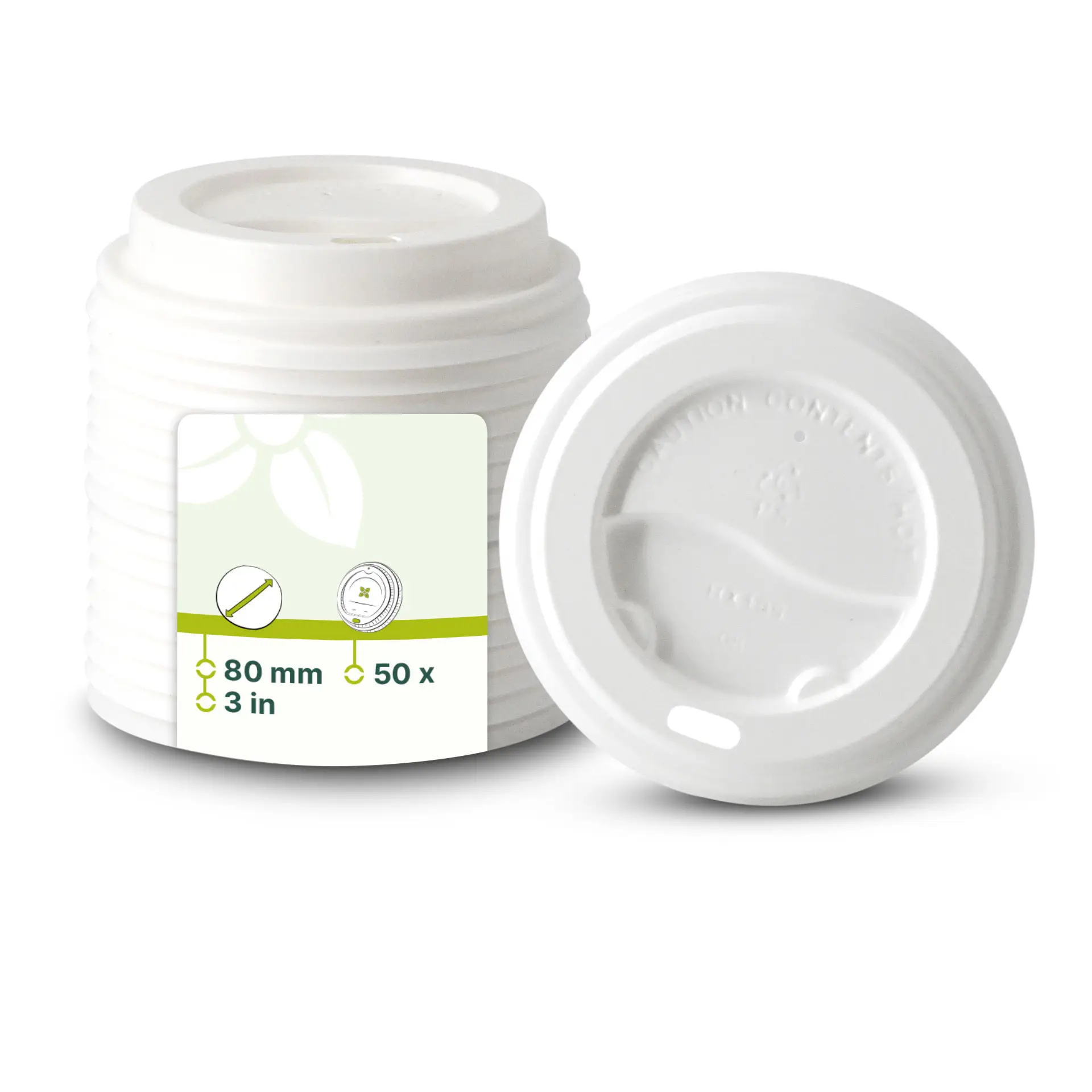 PS-deksel Ø 80 mm, wit, drinkopening con10038-01-1-ps-deckel-80-mm-weiss-trinkoeffnung