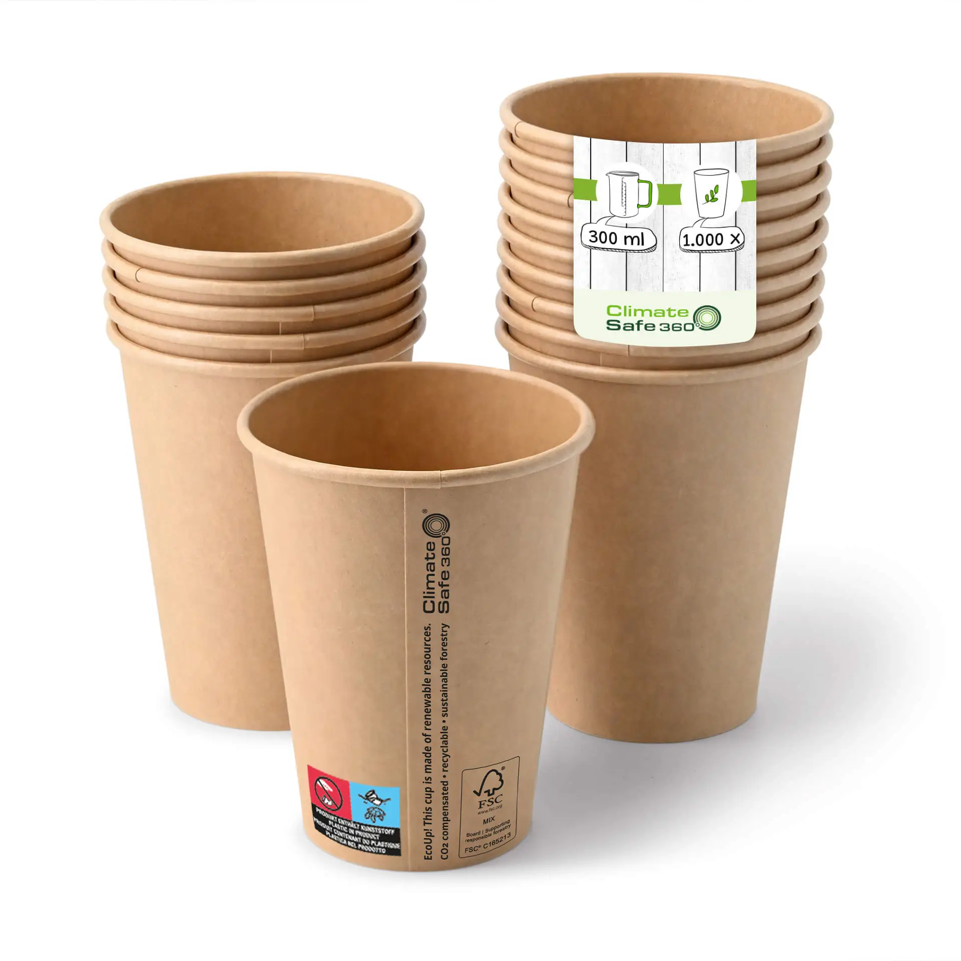 Kartonnen bekers (gecoat) 300 ml / 12 oz, Ø 90 mm, bruin con10015-01-0-pappbecher-beschichtet-300-ml-12-oz-90-mm-braun