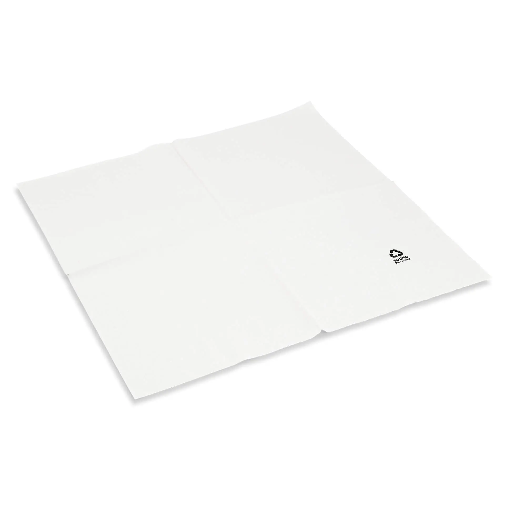 Servetten van gerecycled papier 33 x 33 cm, 2-laags, 1/4 vouw, wit dse028281-servietten-aus-recyceltem-papier-33-x-33-cm-2-lagig-14-falz-weiss-2