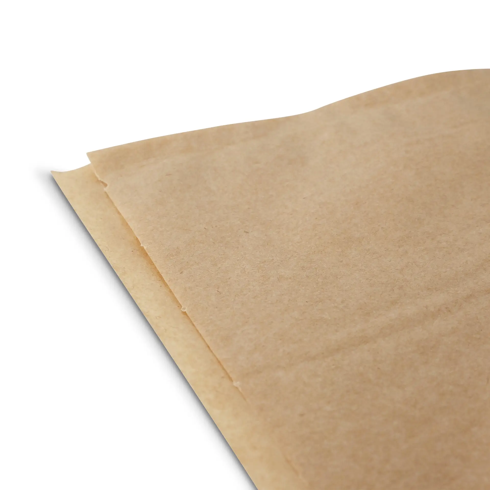 Pommestüten aus Papier 19 x 19 cm, braun, fettdicht