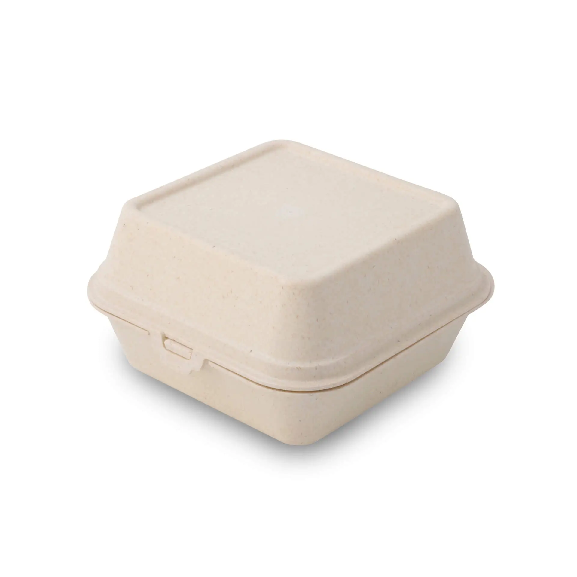 Herbruikbare burger-boxen "merways Box" 16 x 15 x 8,5 cm, cashew / crème-wit Herbruikbare burger-boxen "merways Box" 16 x 15 x 8,5 cm, cashew / crème-wit