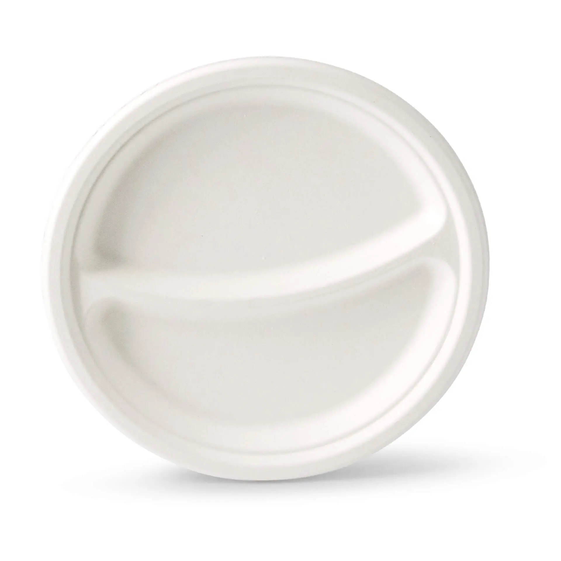 Suikerriet menubord Ø 22 cm, 2 vakken, rond dtw01471-menueteller-aus-zuckerrohr-22-cm-2-kammern-rund-1