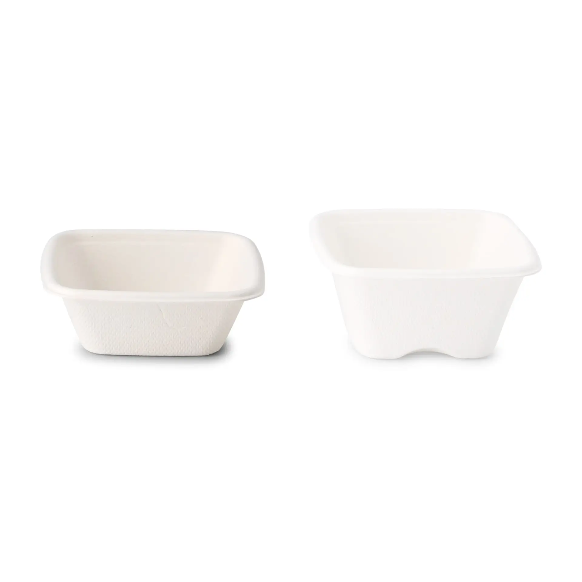 Suikerriet portiebeker 70 ml, 80 x 80 x 27 mm, vierkant Suikerriet portiebeker 70 ml, 80 x 80 x 27 mm, vierkant