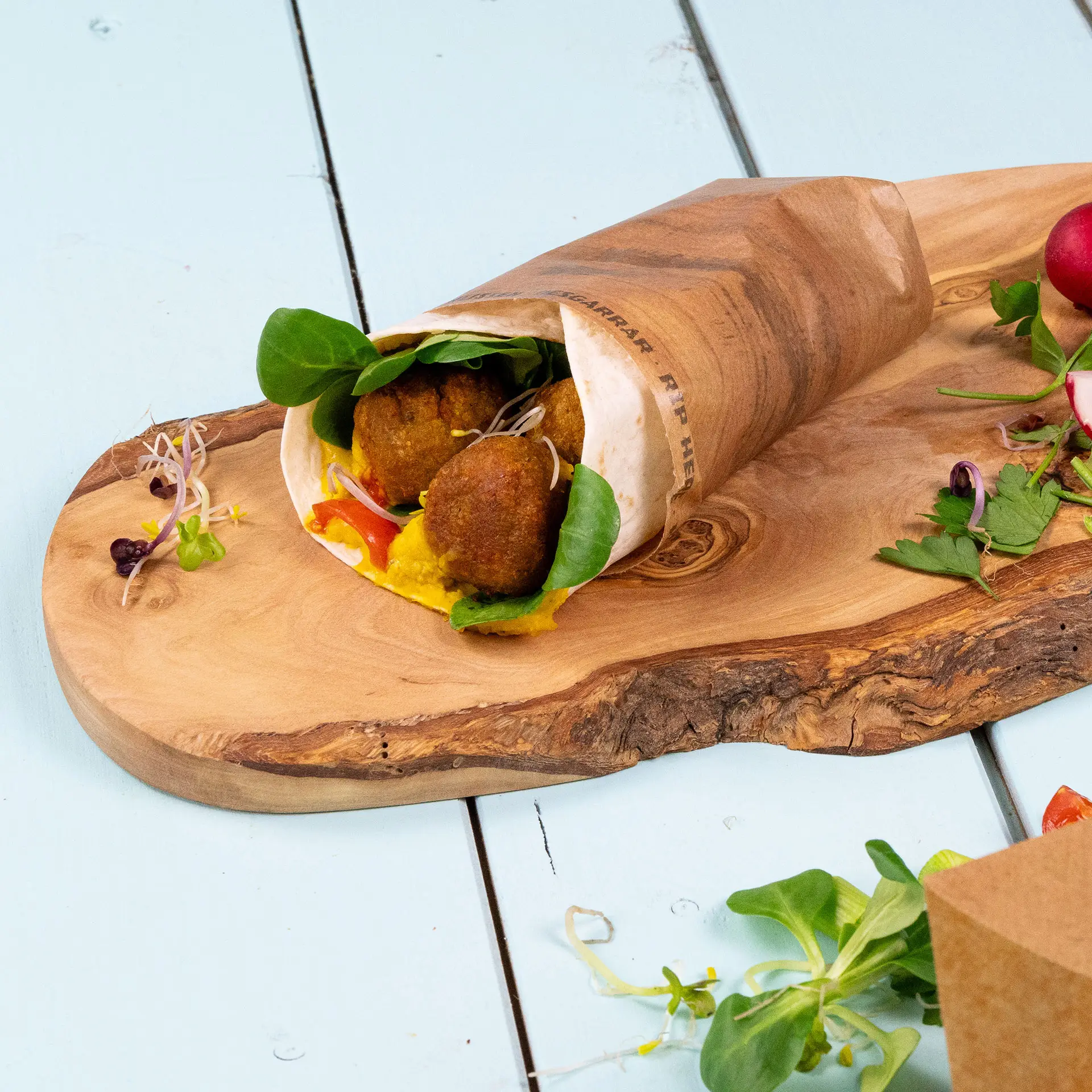 Burrito bag 19,5 x 30 cm, kraft