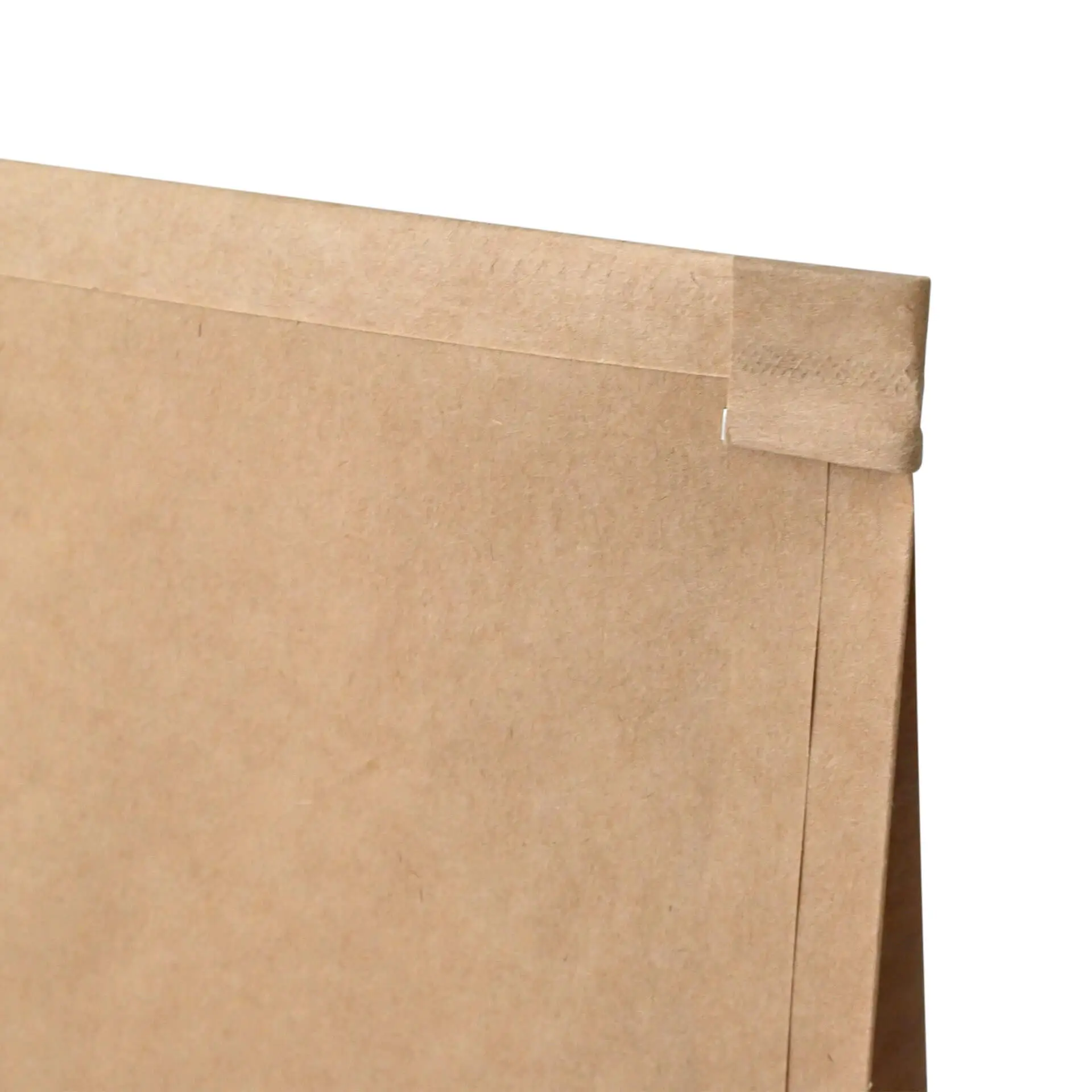 Blokbodemzakken M, 10 x 6 x 27,5 cm, bruin, clipband