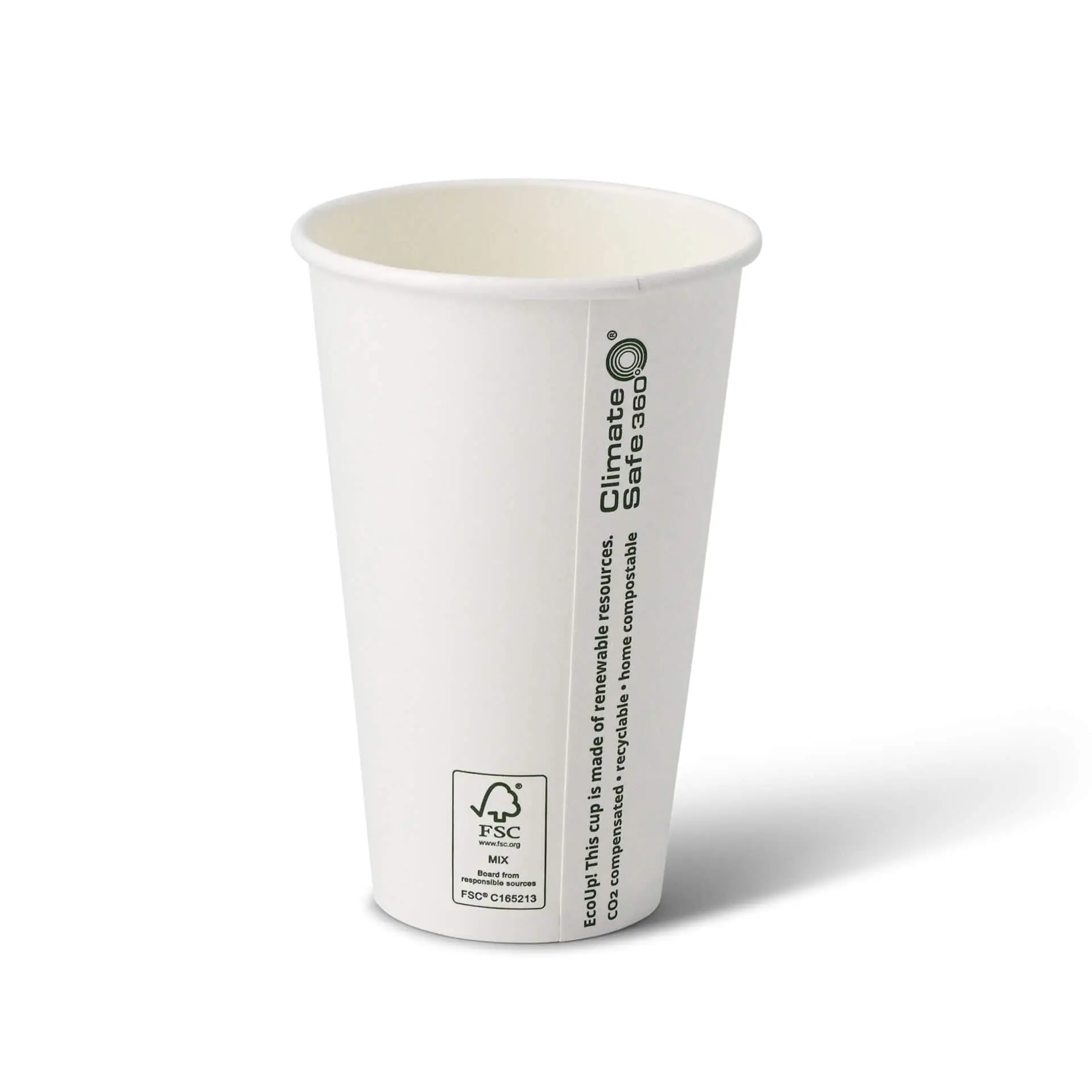 Kartonnen beker 400 ml / 16 oz, Ø 90 mm, wit dhd045451-pappbecher-400-ml-16-oz-90-mm-weiss-2