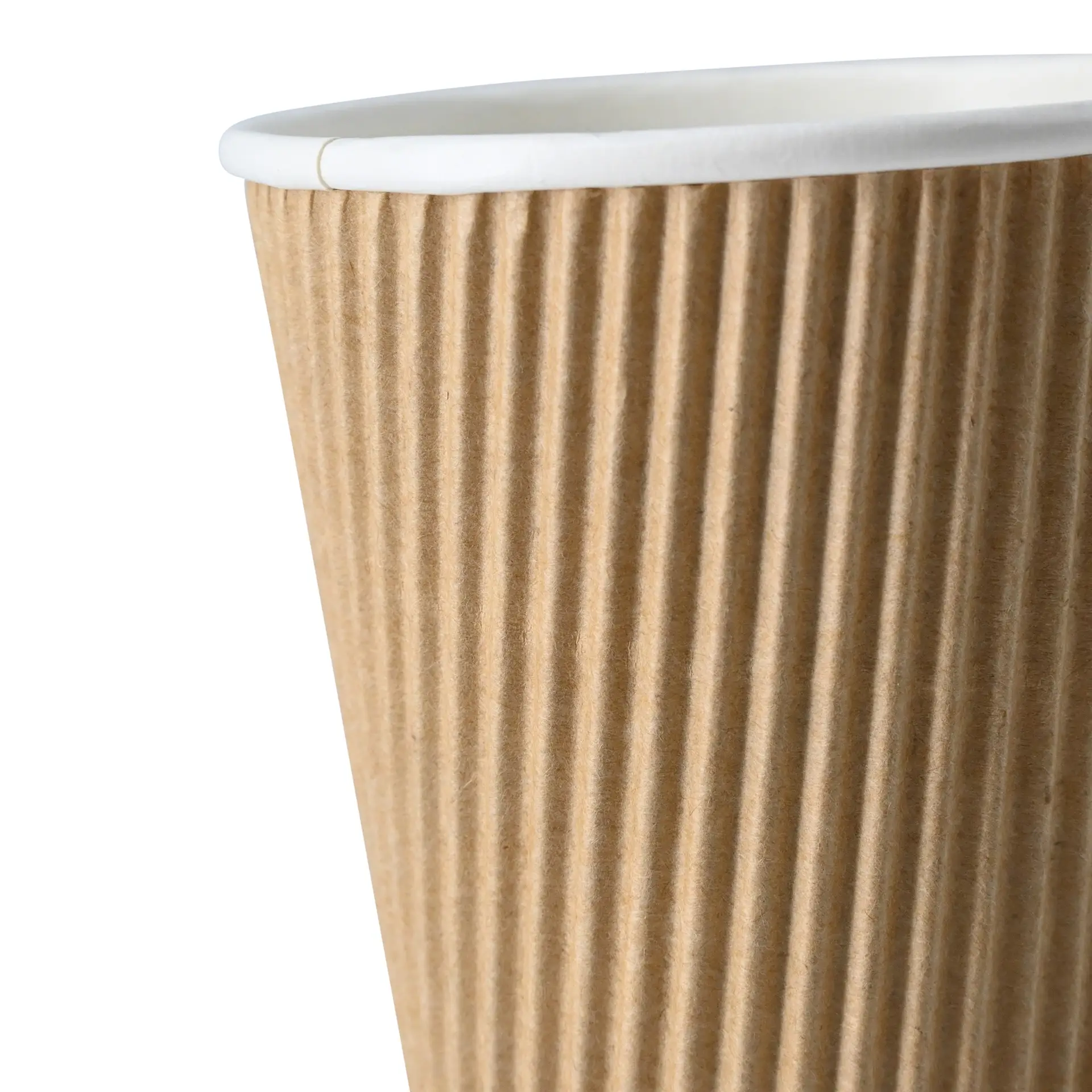 Ribbelbeker / Koffiebeker to go 200 ml/ 8 oz, Ø 80 mm, kraft dhd049251-riffelbecher-coffee-to-go-becher-200-ml-8-oz-80-mm-braun-innen-weiss-3