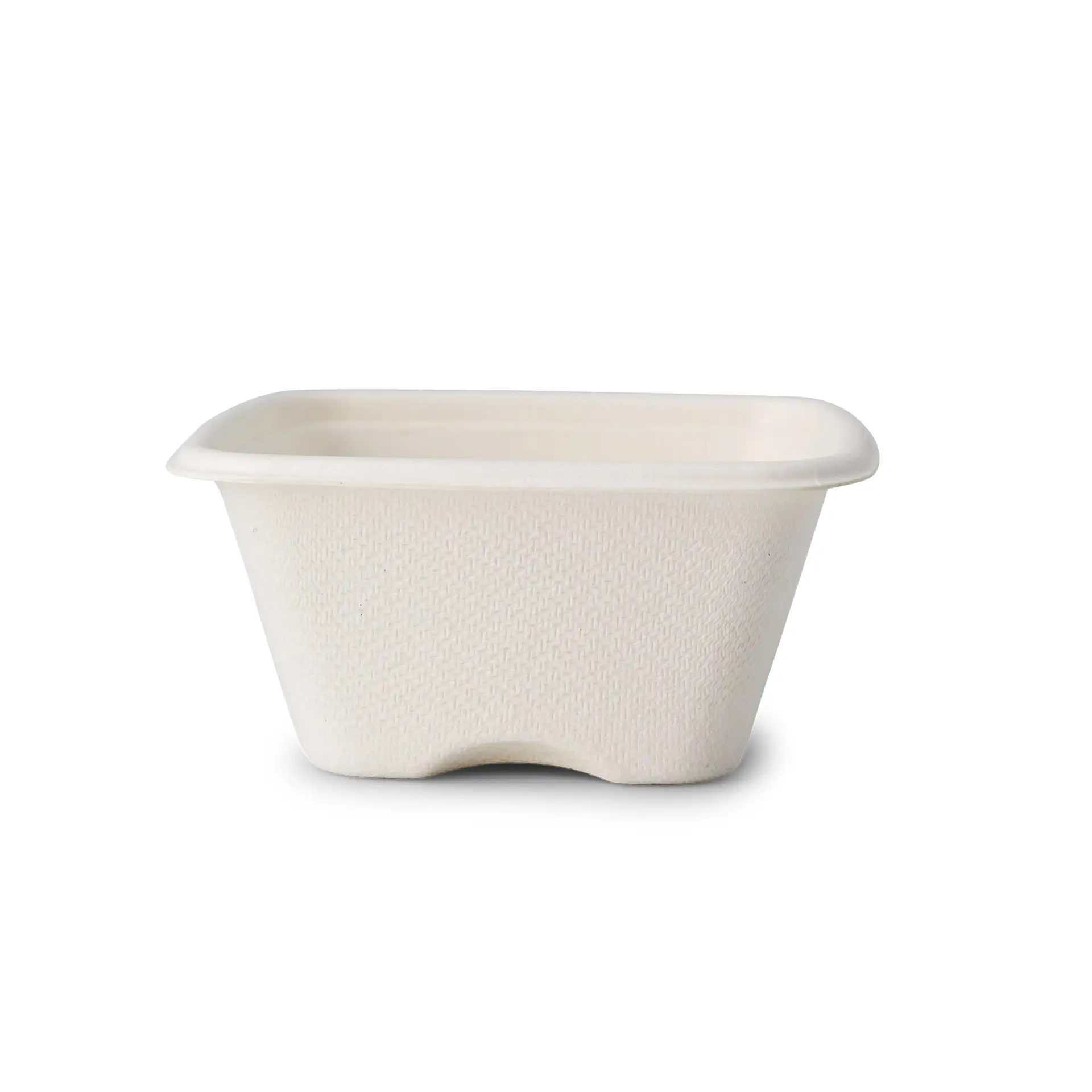 Suikerriet portiebeker 100 ml, 80 x 80 x 37 mm, vierkant