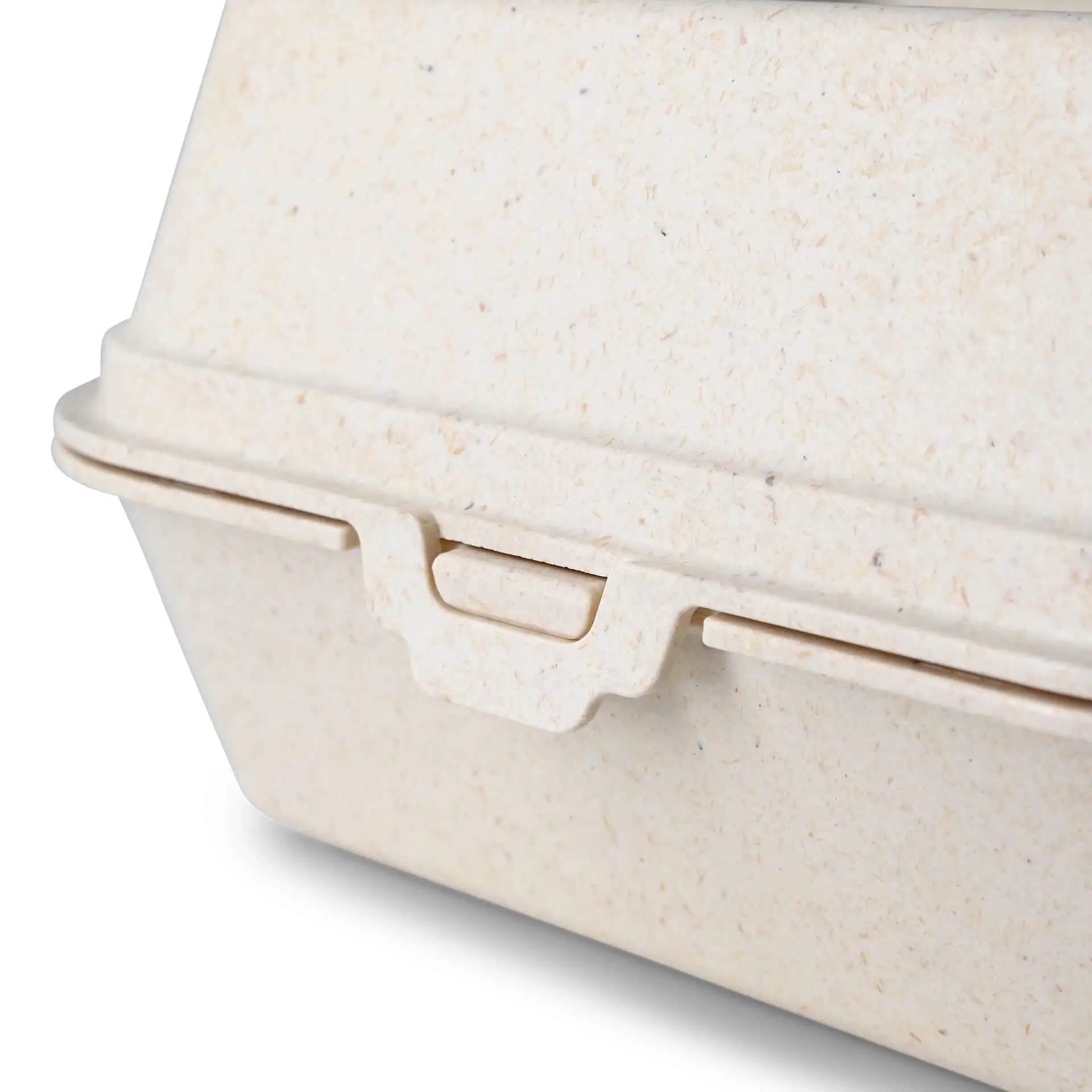 Herbruikbare burger-boxen "merways Box" 16 x 15 x 8,5 cm, cashew / crème-wit Herbruikbare burger-boxen "merways Box" 16 x 15 x 8,5 cm, cashew / crème-wit