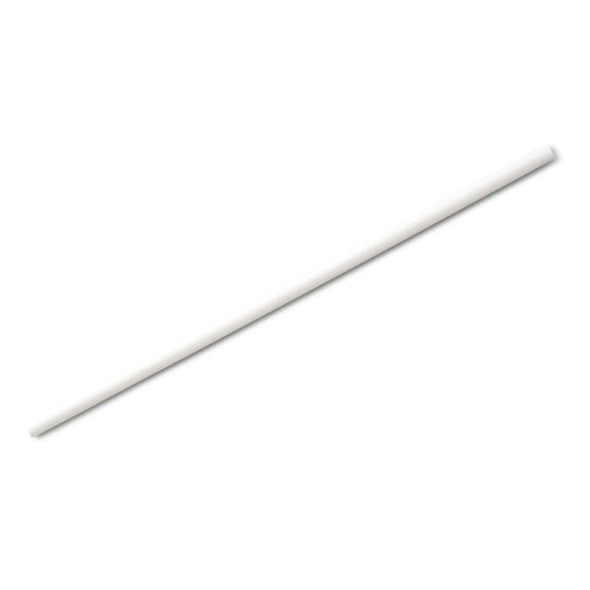 Rietjes van papier 20 cm, Ø 0,5 cm, wit, verticaal gerold