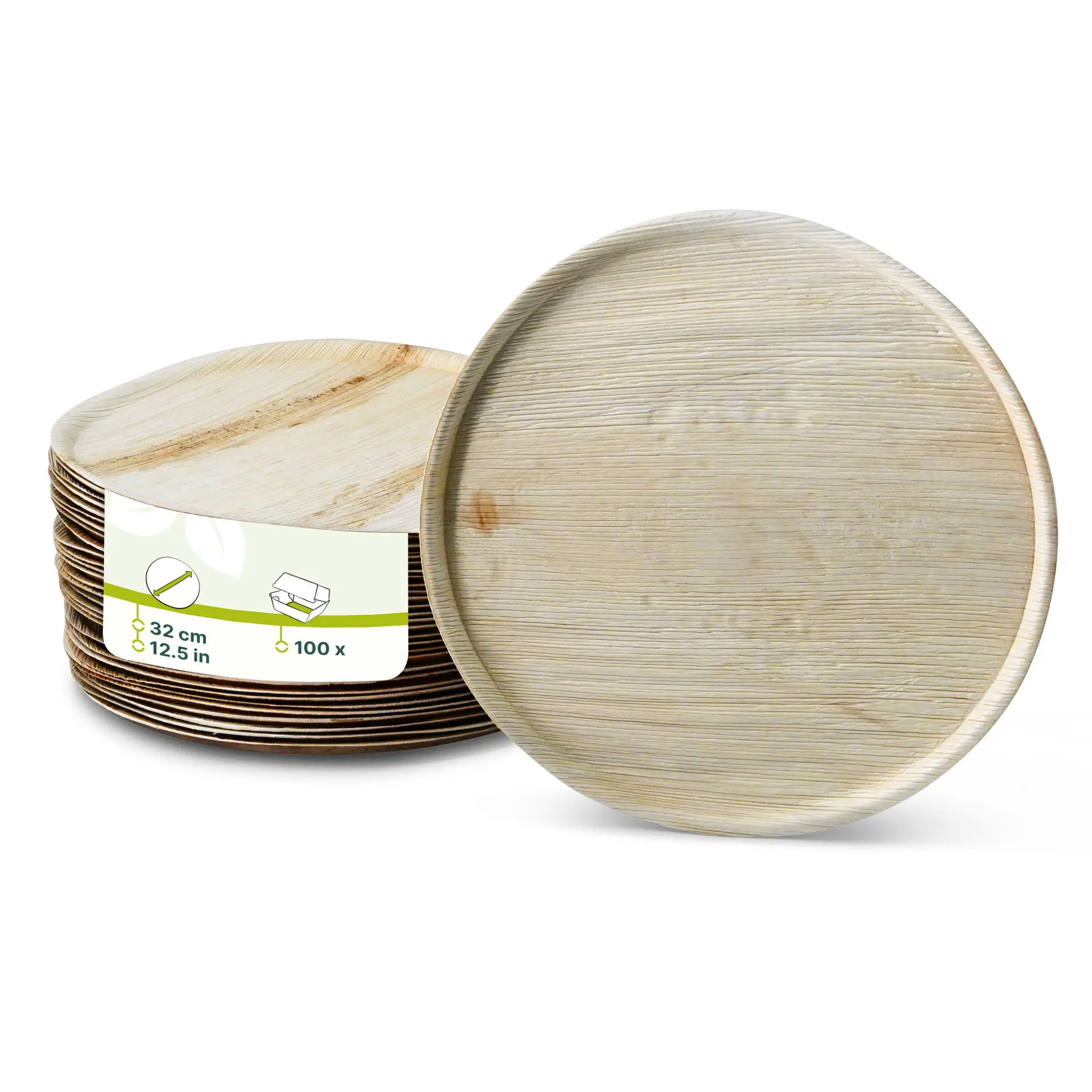 Palmblad Pizzabord "Palmware®" Ø32cm Palmblad Pizzabord "Palmware®" Ø32cm