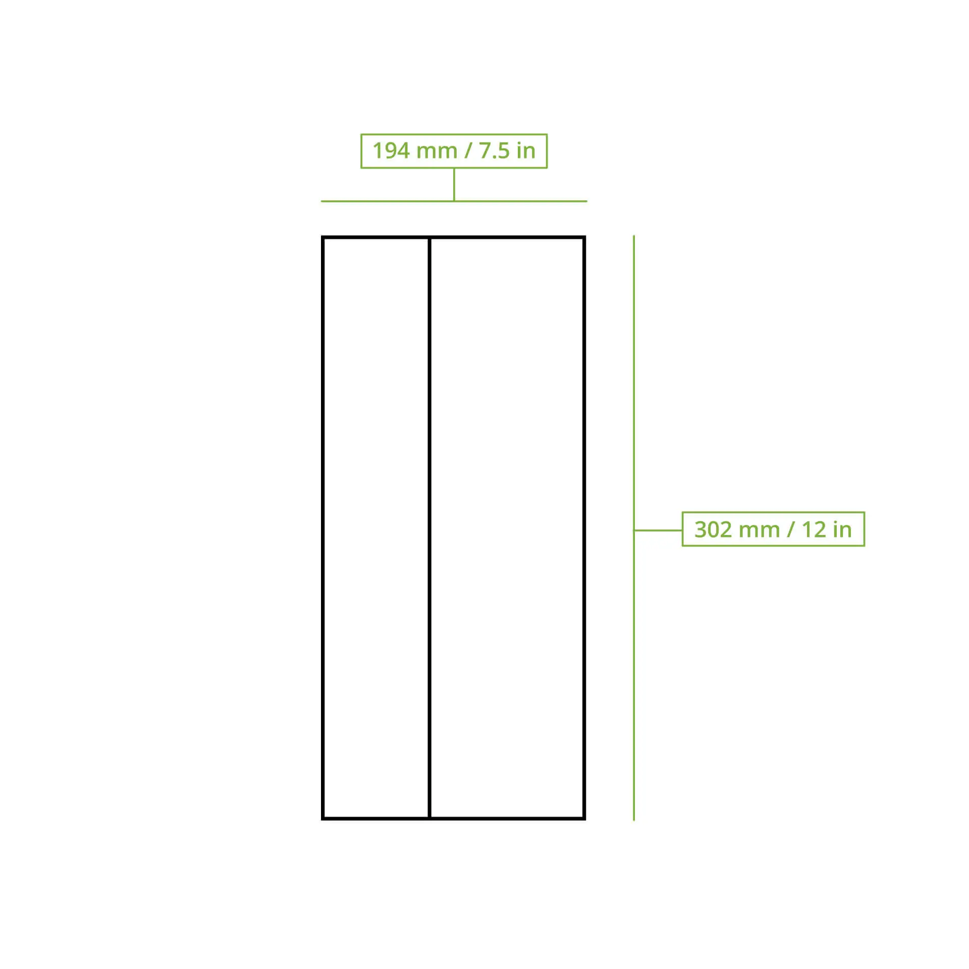 Burrito bag 19,5 x 30 cm, kraft Burrito bag 19,5 x 30 cm, kraft