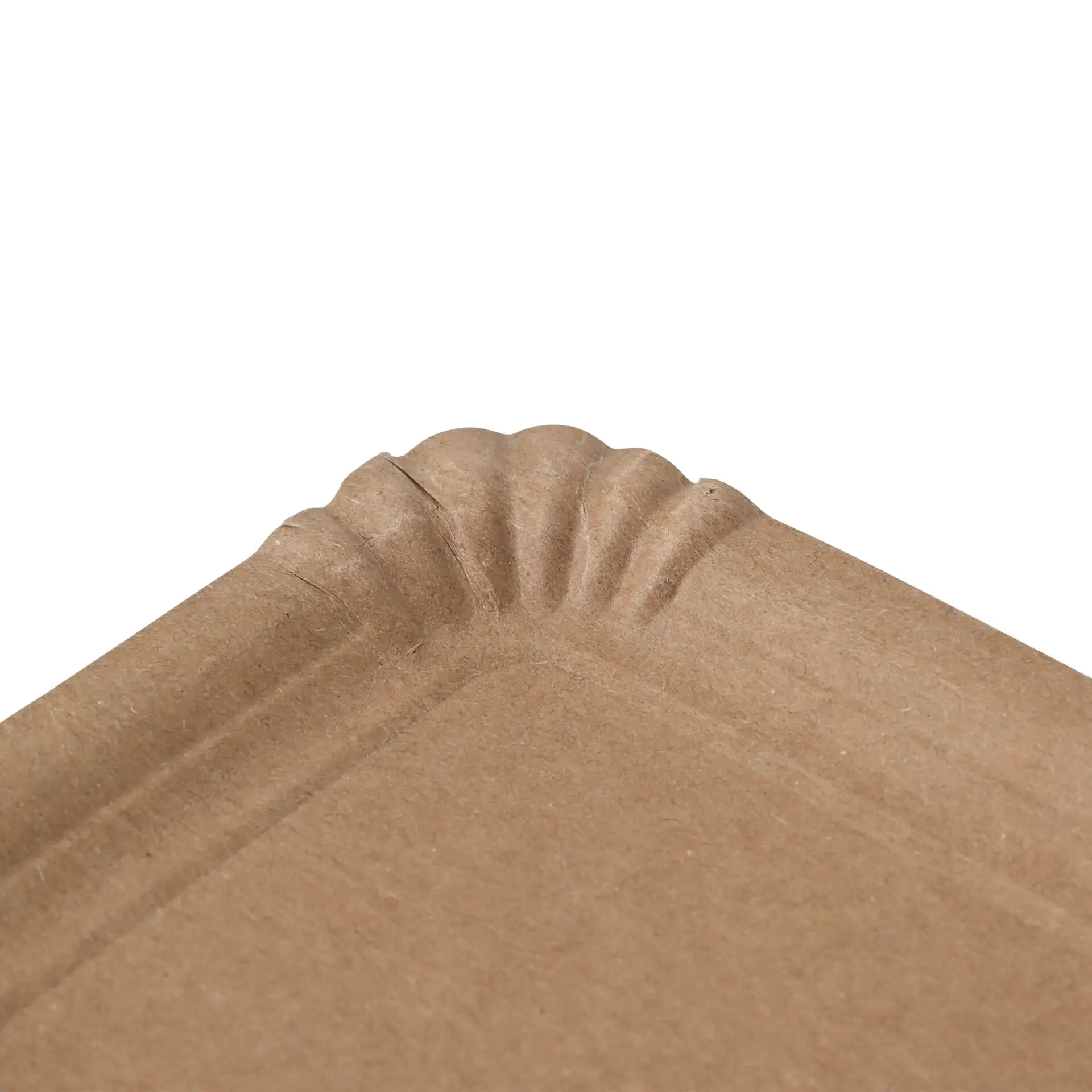 Papieren bordjes 10 x 16 cm, bruin, rechthoekig dtw06006-pappteller-10-x-16-cm-braun-rechteckig-2