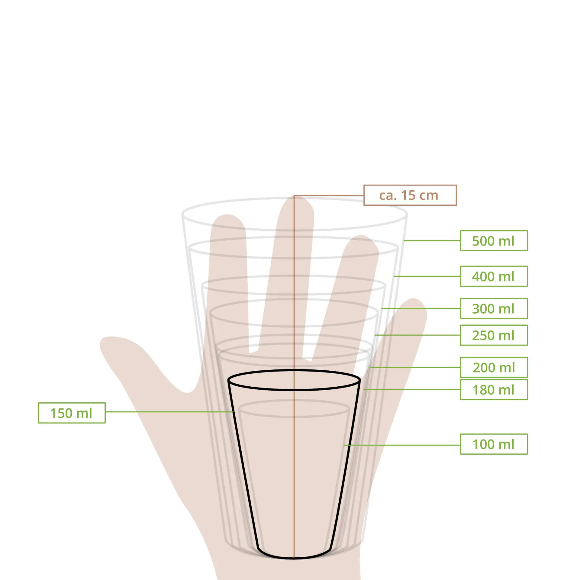 Kartonnen beker 150 ml / 6 oz, Ø 80 mm, kraft dhd045111-pappbecher-150-ml-6-oz-80-mm-braun-8
