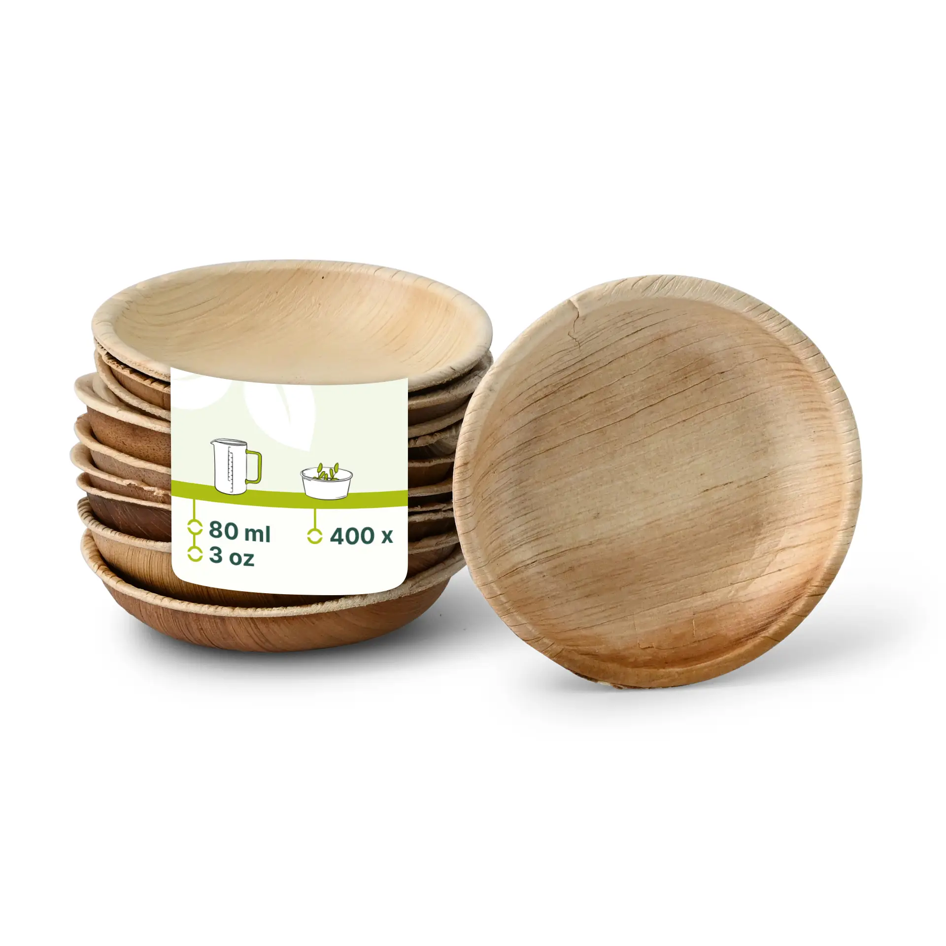 Palmblad Schoteltje "Palmware®" 80 ml, rond Palmblad Schoteltje "Palmware®" 80 ml, rond