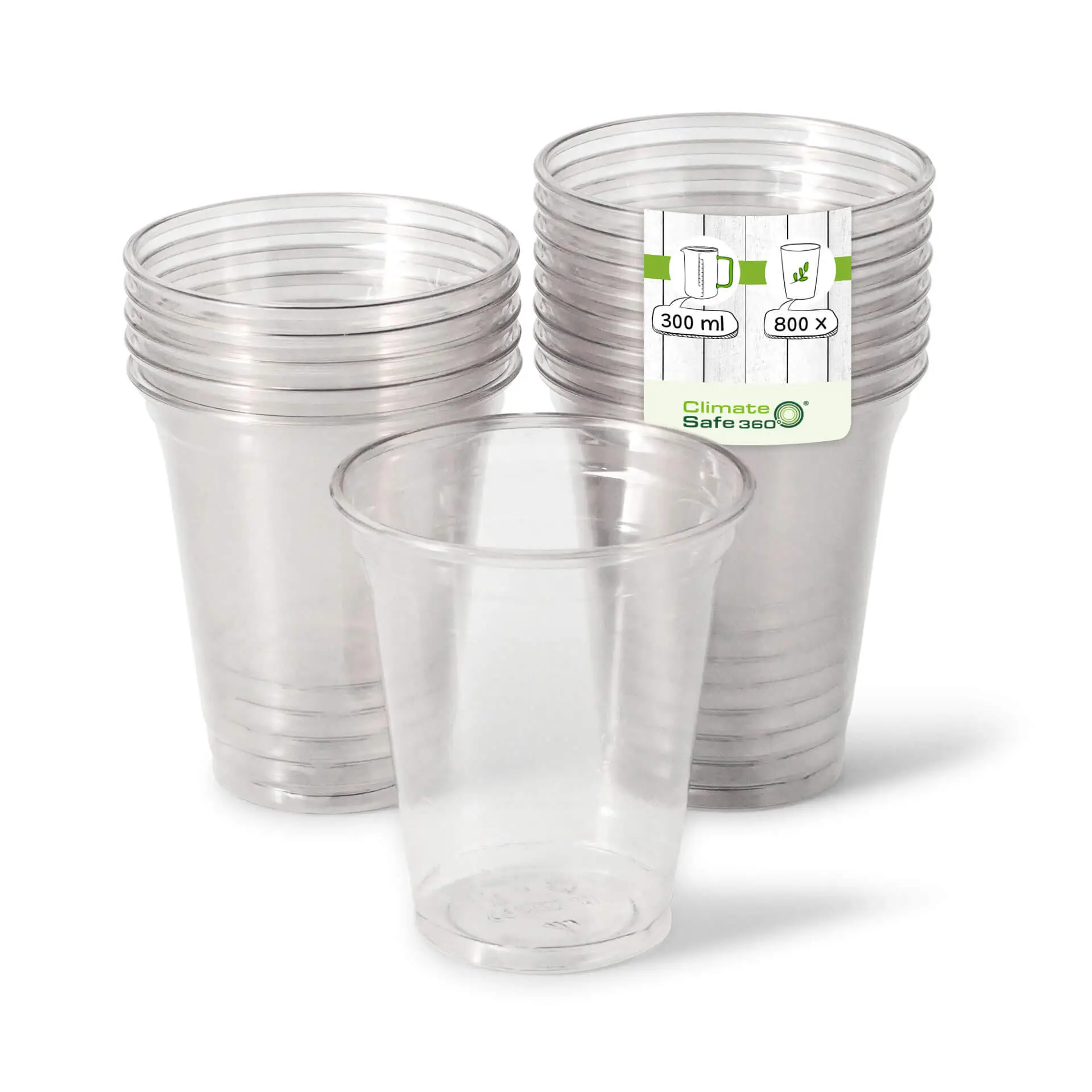rPET bekers 300 ml / 12 oz, Ø 95 mm