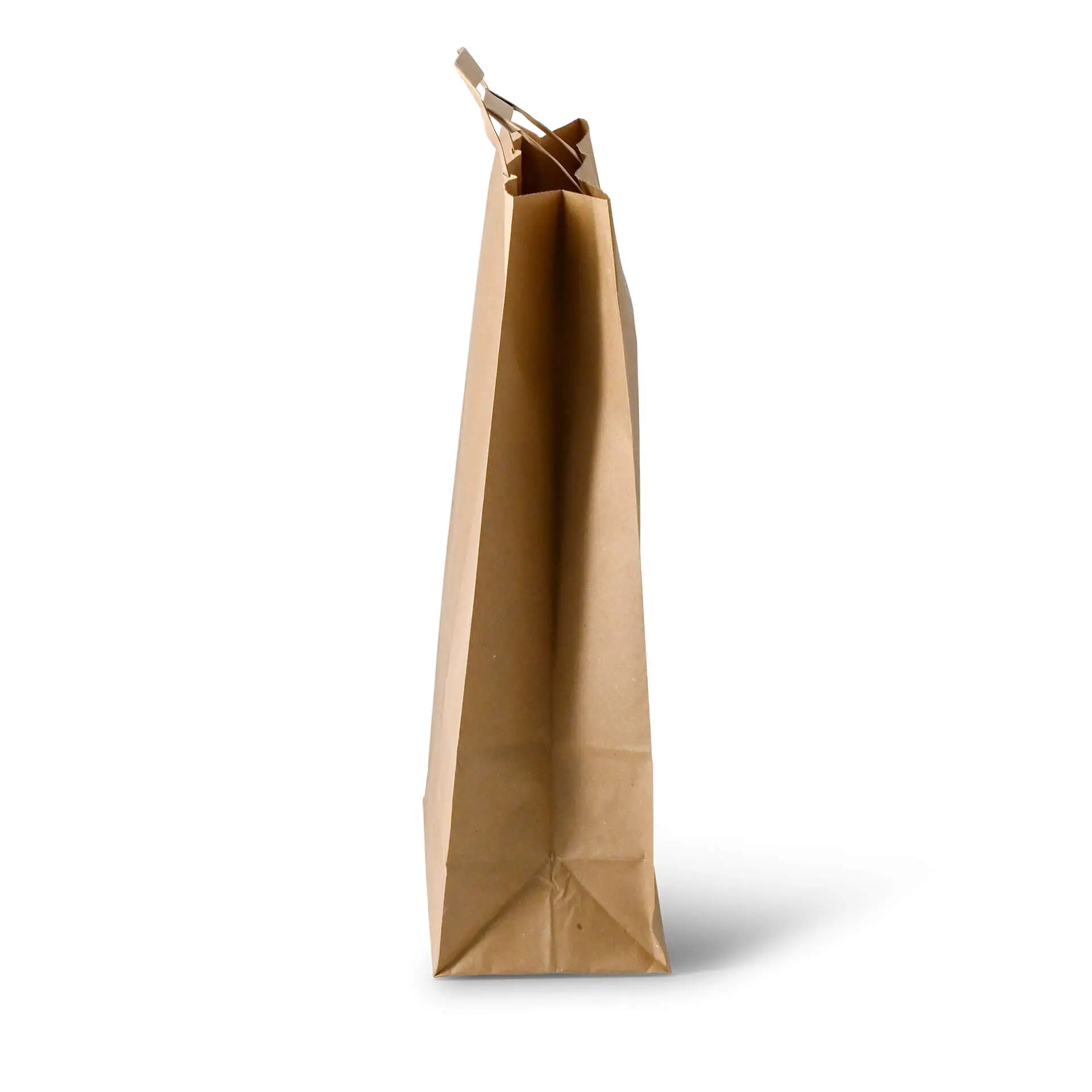 Papieren draagtassen van gerecycled papier XL, 32 x 12 x 40 cm, bruin dse02318-tragetaschen-aus-recyclingpapier-xl-32-x-12-x-40-cm-braun-2