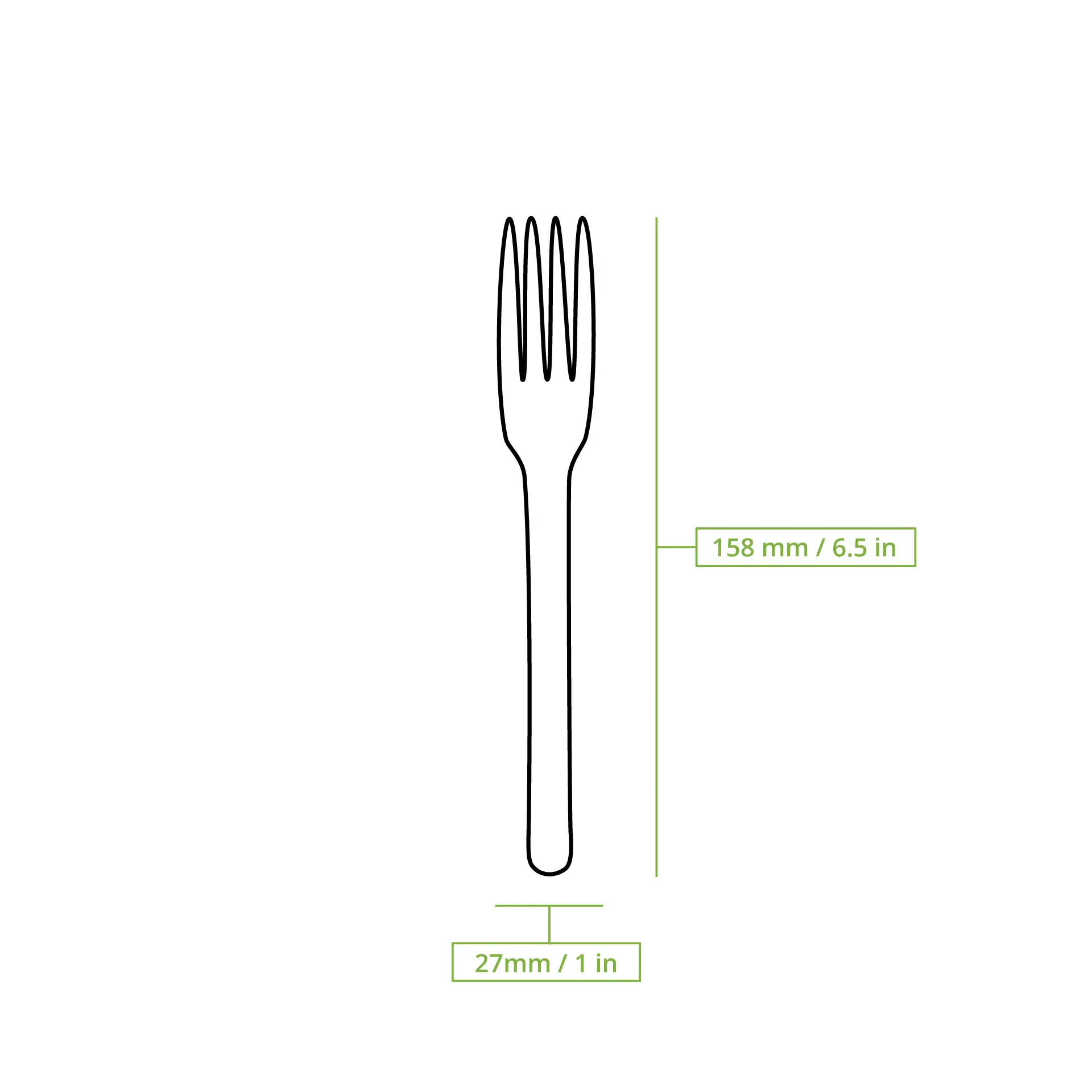 Houten vorken 16 cm, biologisch gecoat Houten vorken 16 cm, biologisch gecoat
