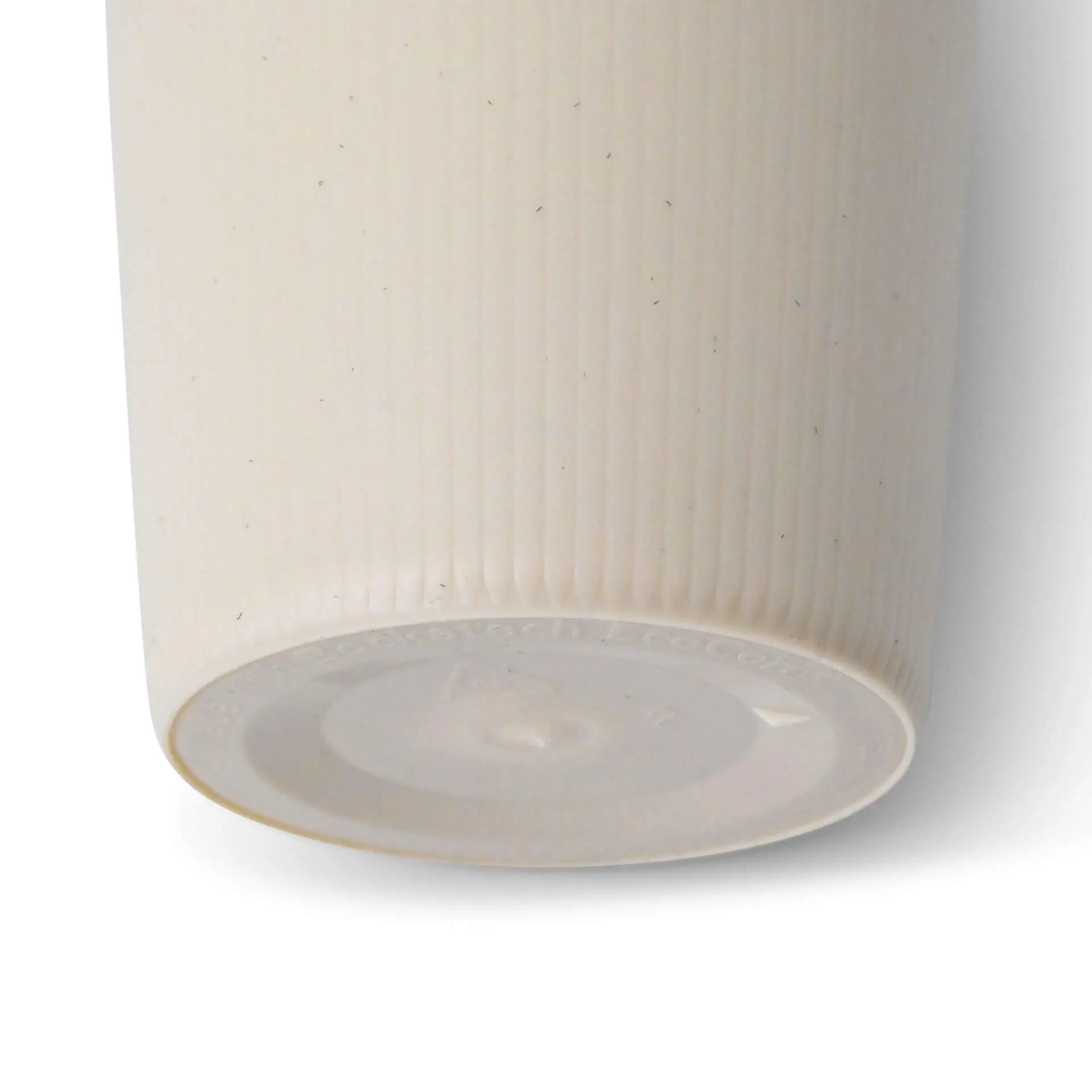 Herbruikbare geribbelde beker 250 ml / 10 oz, Ø 80 mm, creme-wit dhd04700-mehrweg-riffelbecher-250-ml-10-oz-80-mm-creme-weiss-3