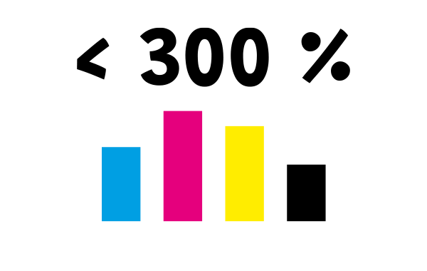 Ink Coverage: maximum 300% druck_wenigeralsfarba300_kl