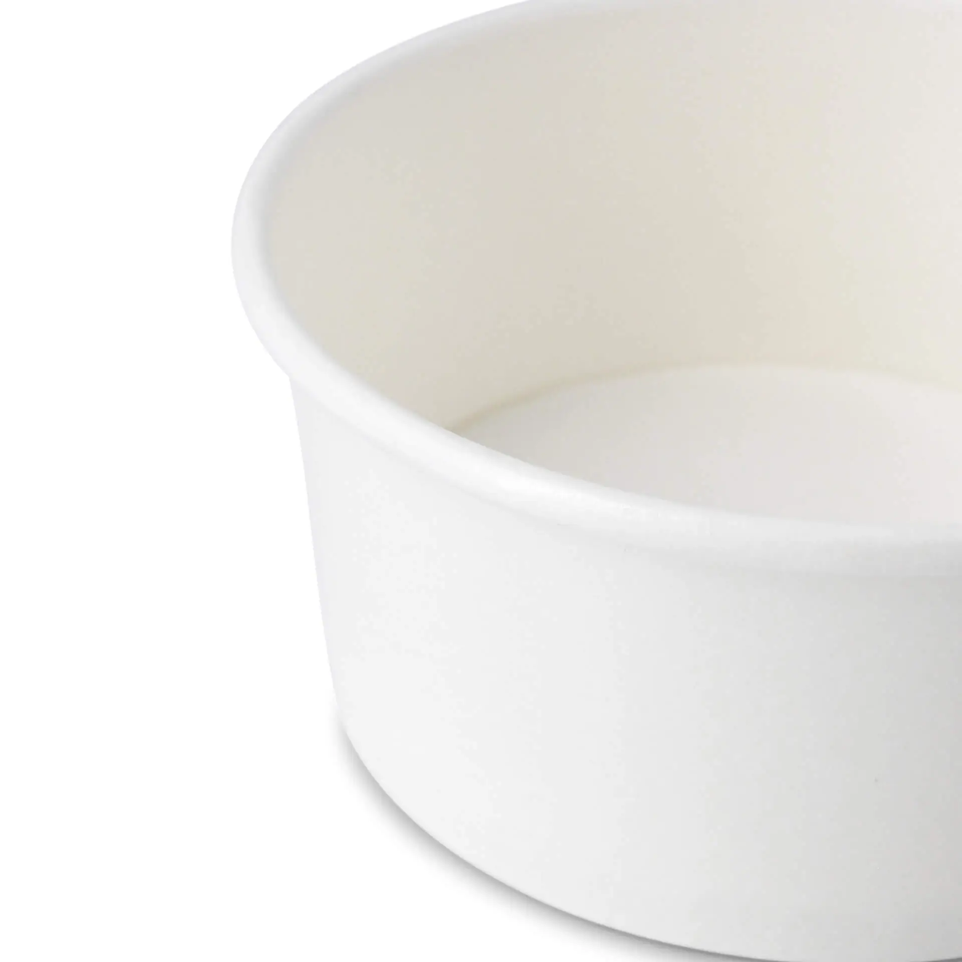 IJsbeker van karton XS, 100 ml, 4 oz / max. 180 ml, 6 oz, Ø 92 mm, wit