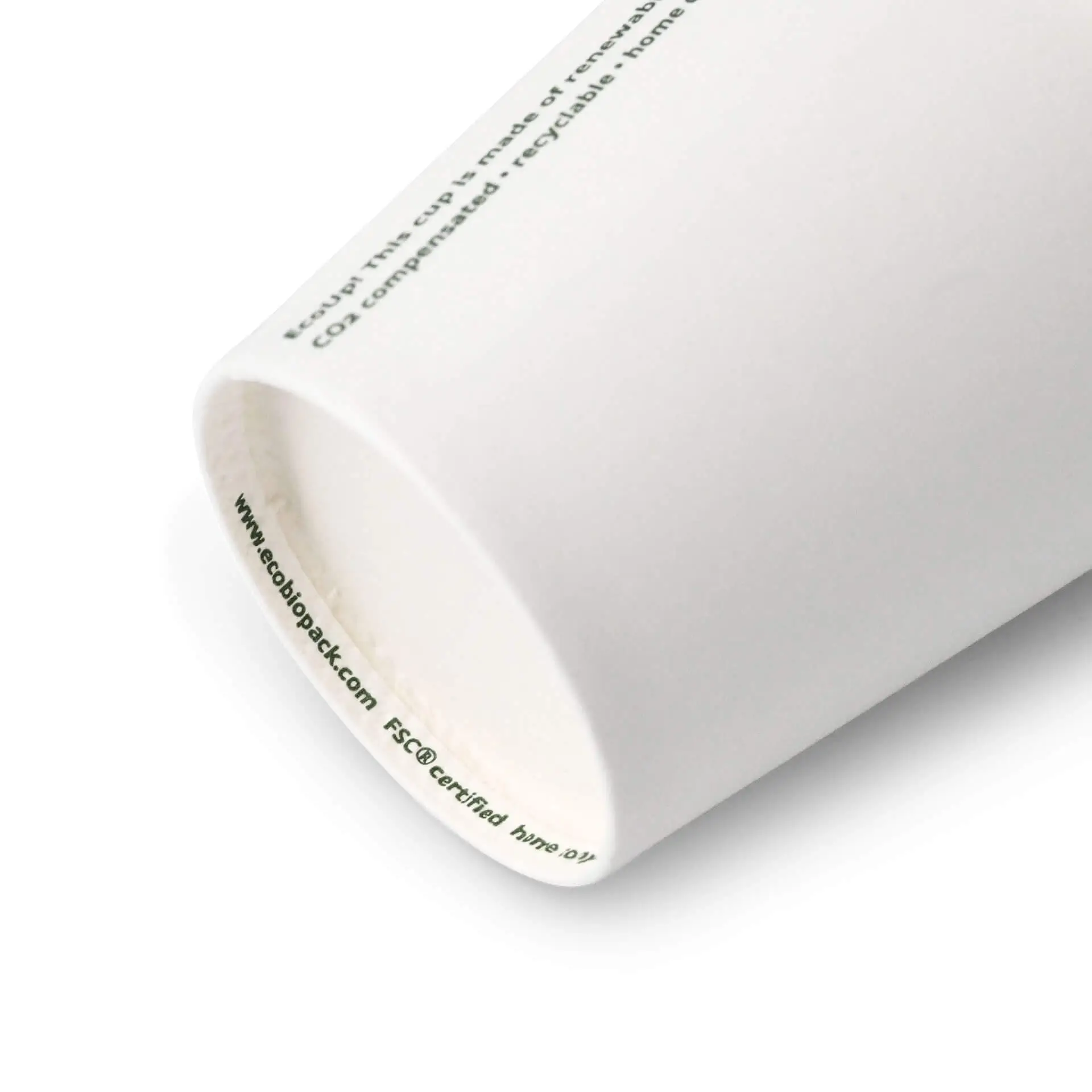 Kartonnen beker 50 ml / 2 oz, Ø 50 mm, wit