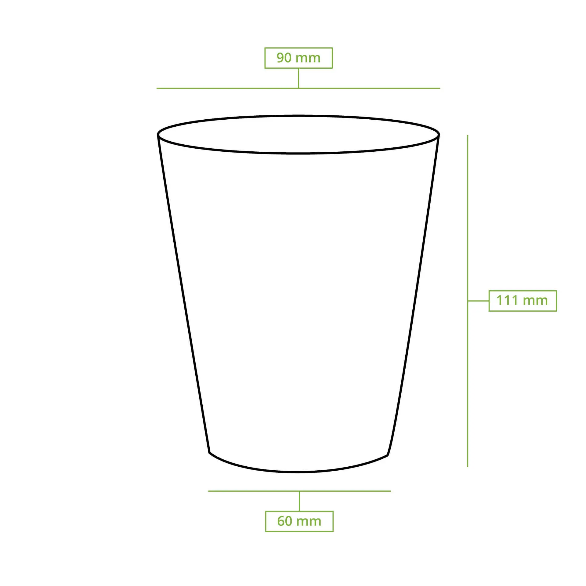 Kartonnen beker 300 ml / 12 oz, Ø 90 mm, kraft dhd045361-pappbecher-300-ml-12-oz-90-mm-braun-innen-weiss-7
