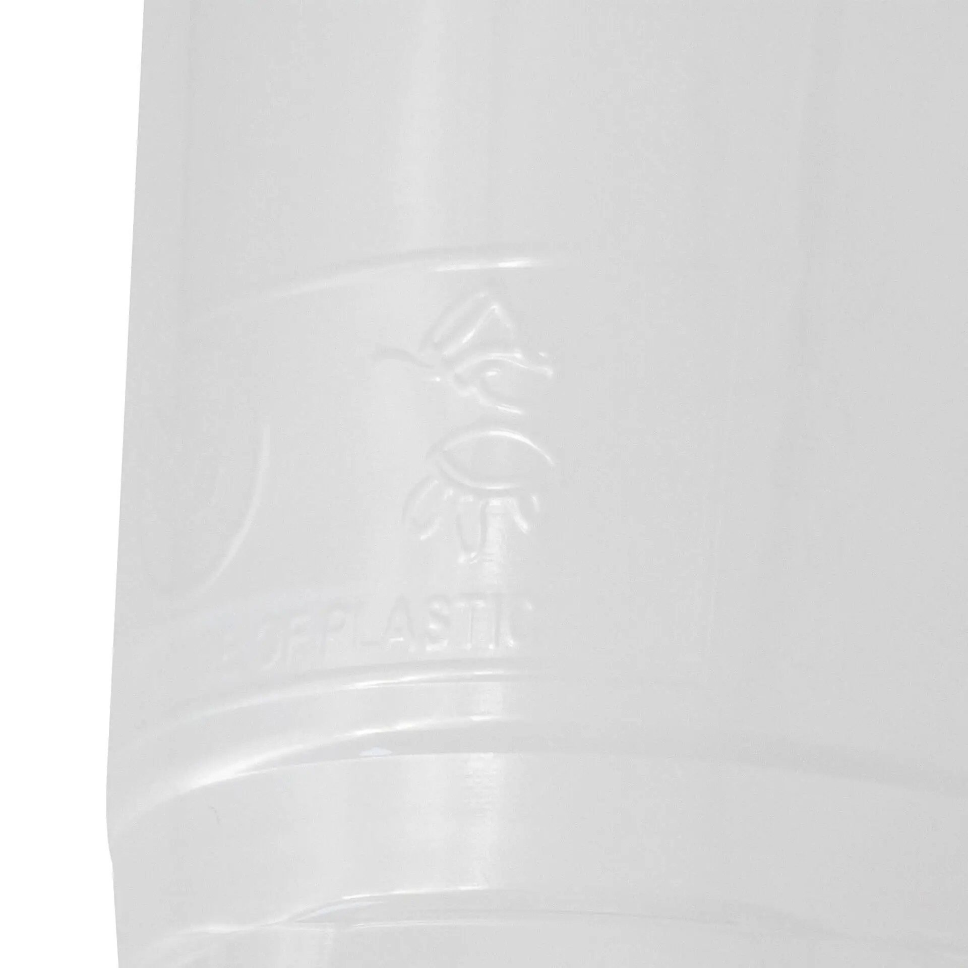 Bedrukte plastic bekers 400 ml / 16 oz, transparant, PLA