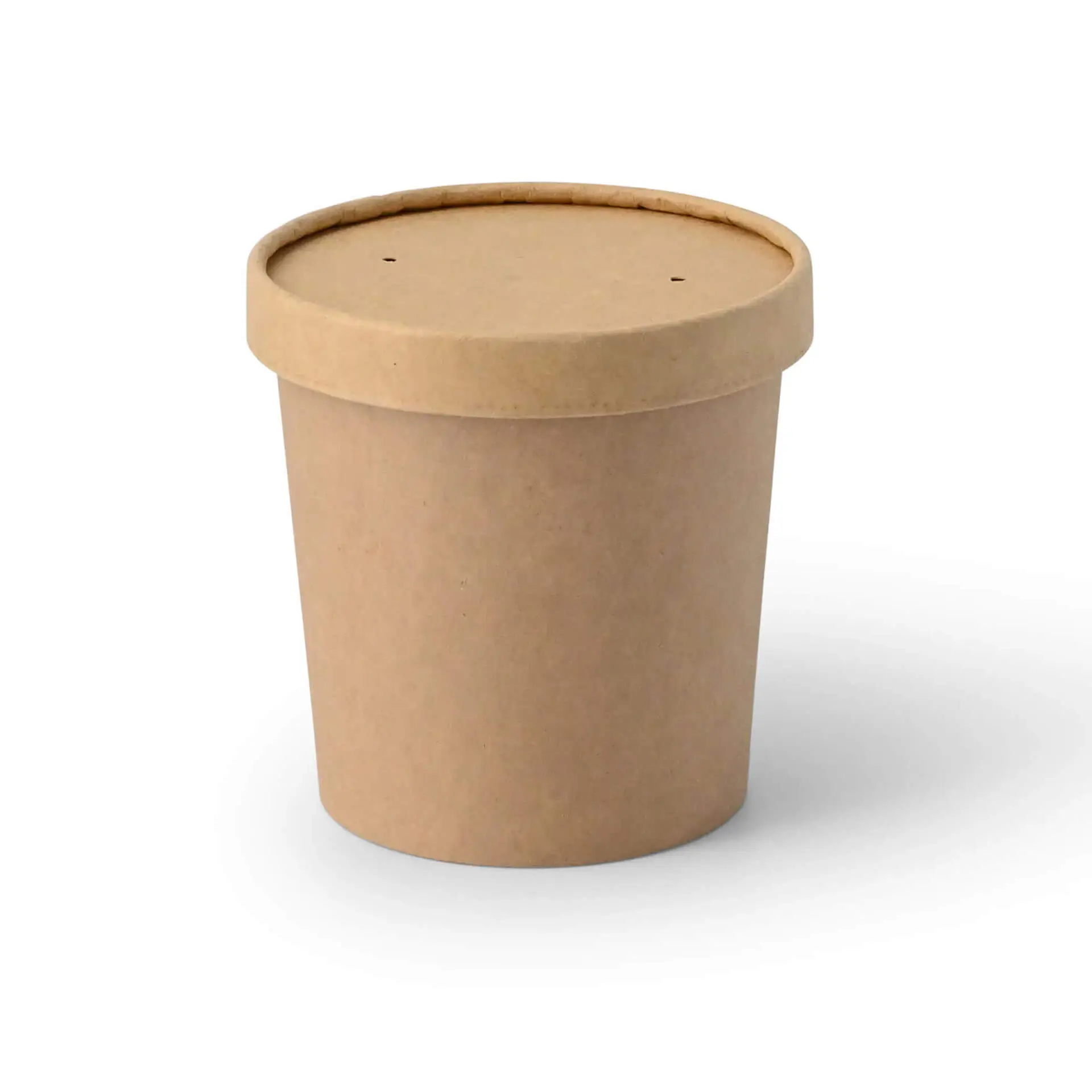 IJsbeker van karton XL, 300 ml, 12 oz / max. 400 ml, 14 oz, Ø 92 mm, bruin
