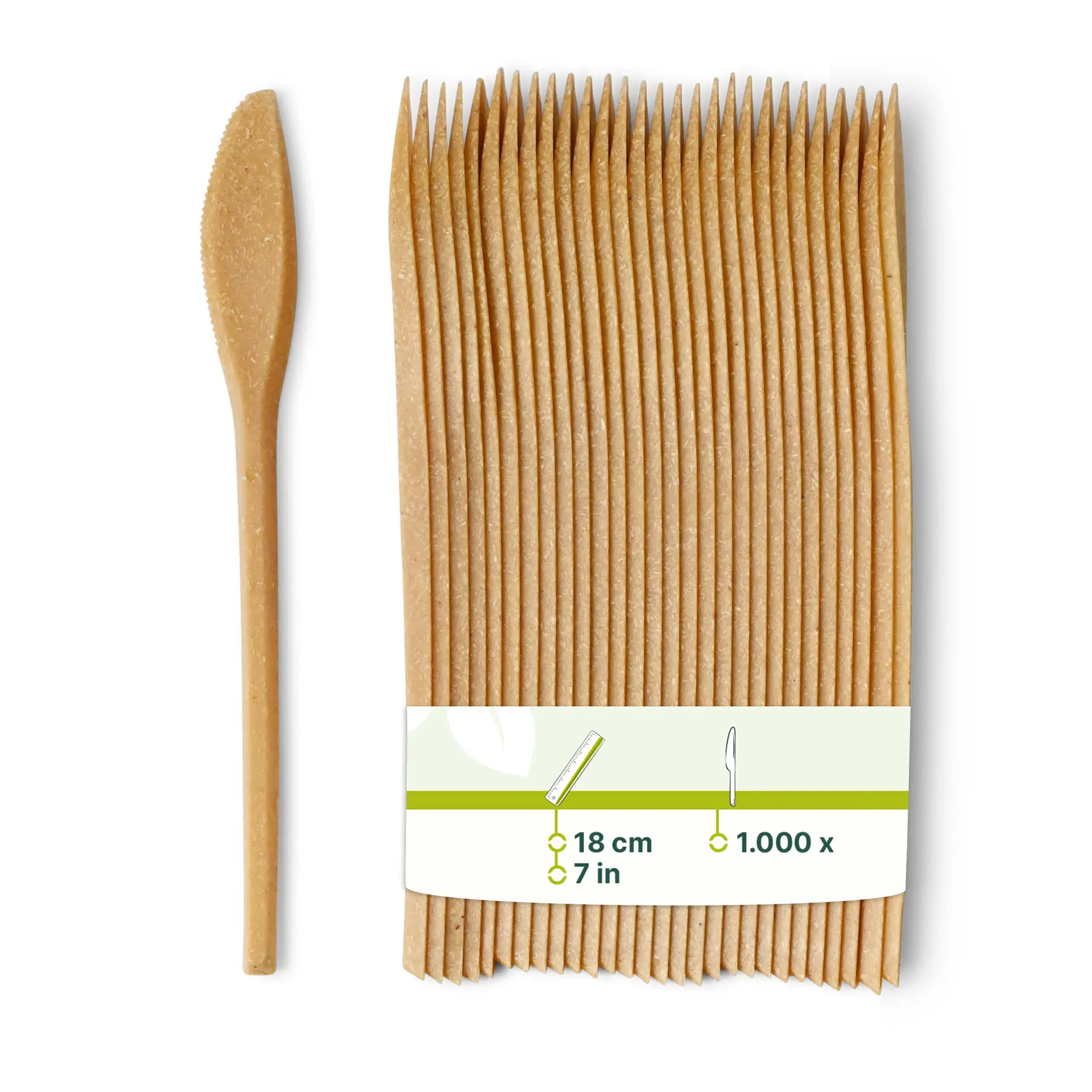 Herbruikbaar Mes 18 cm, Karamel / bruin Herbruikbaar Mes 18 cm, Karamel / bruin